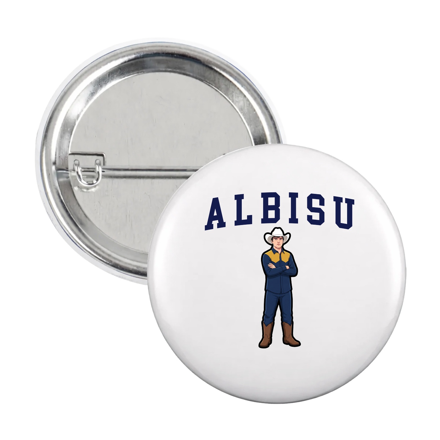 Game Day Button — Shirsey in White
