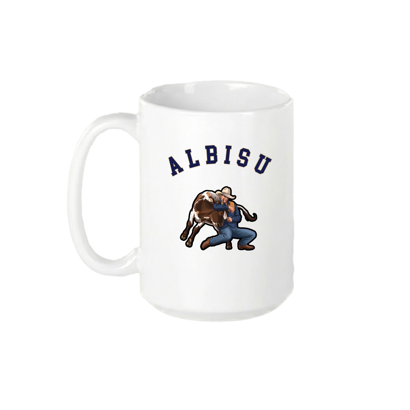 15oz Coffee Mug — Shirsey Arch in White