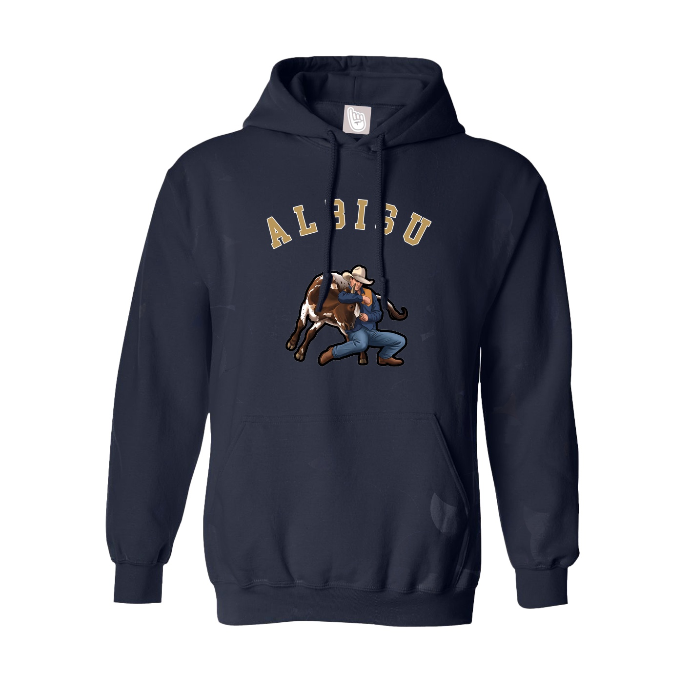 Youth Hoodie — Shirsey Arch in Navy