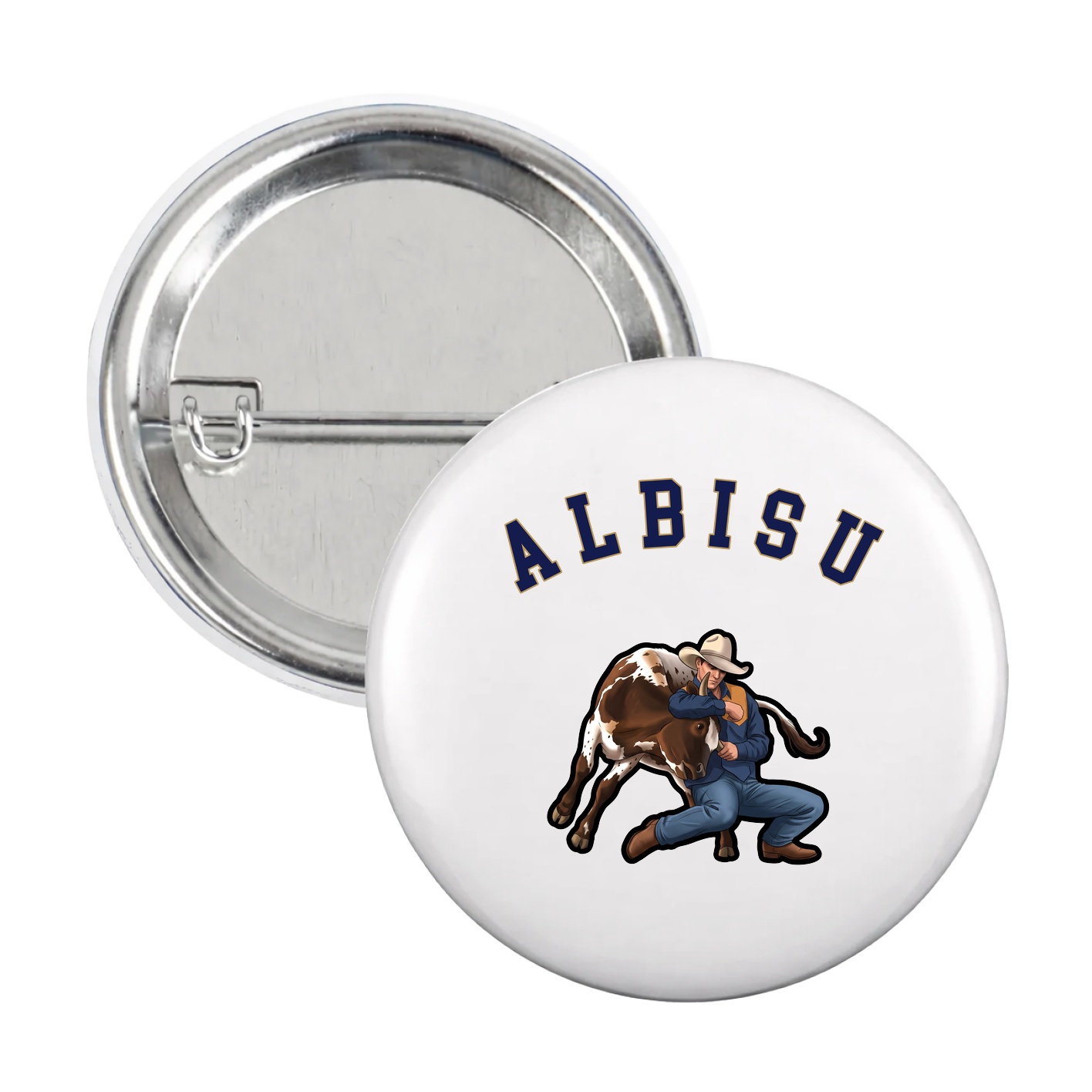 Game Day Button — Shirsey Arch in White