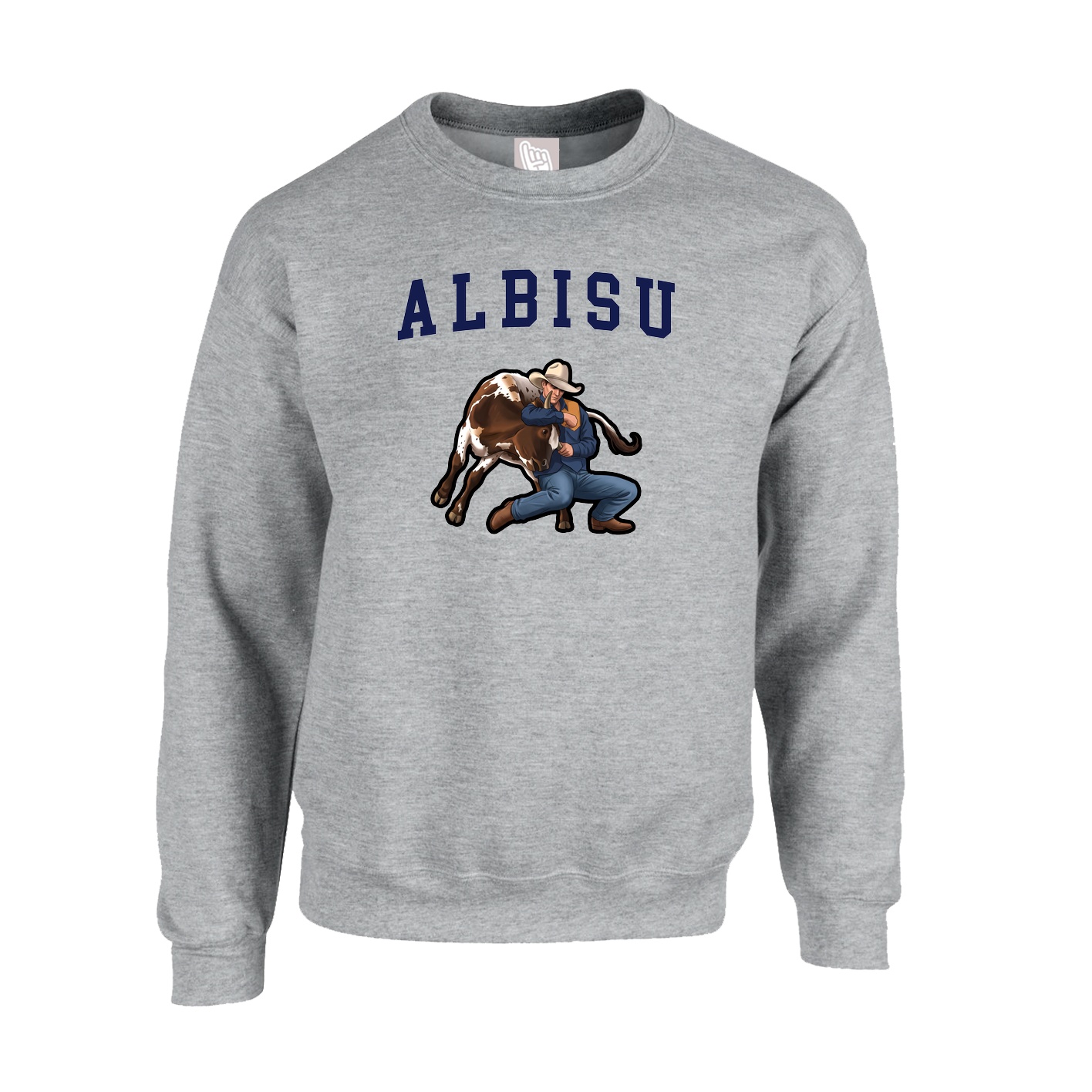 Fleece Crew — Shirsey in Grey