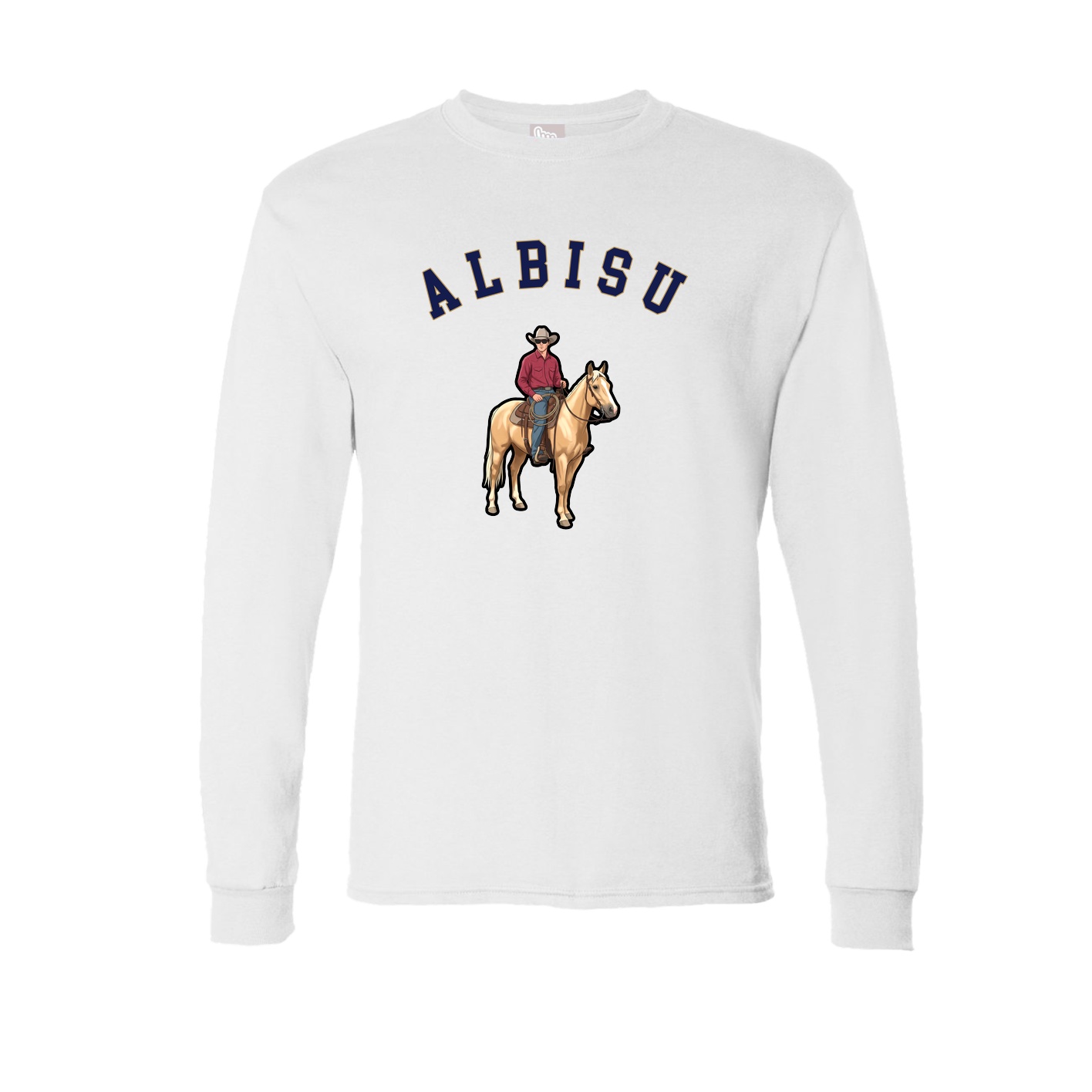 Long Sleeve Tee — Shirsey Arch in White