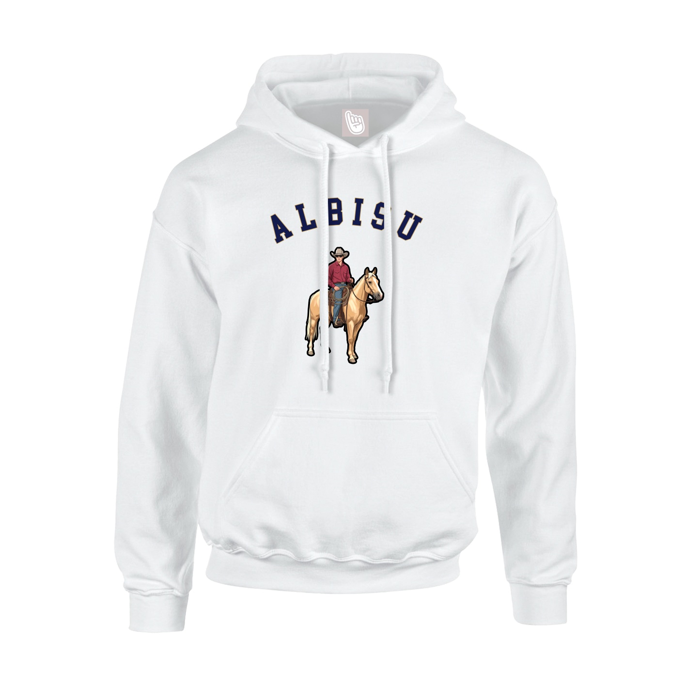 Hoodie — Shirsey Arch in White