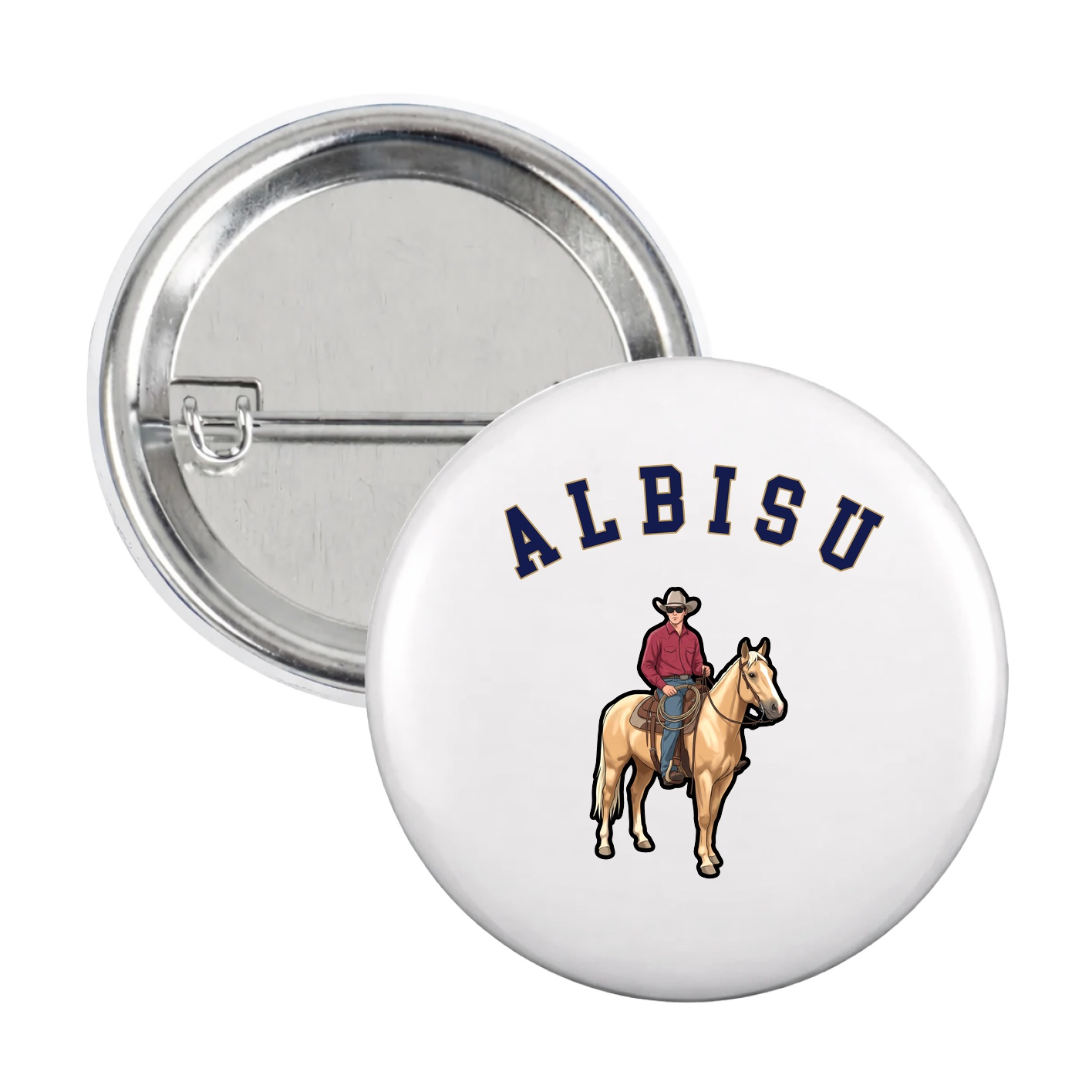 Game Day Button — Shirsey Arch in White