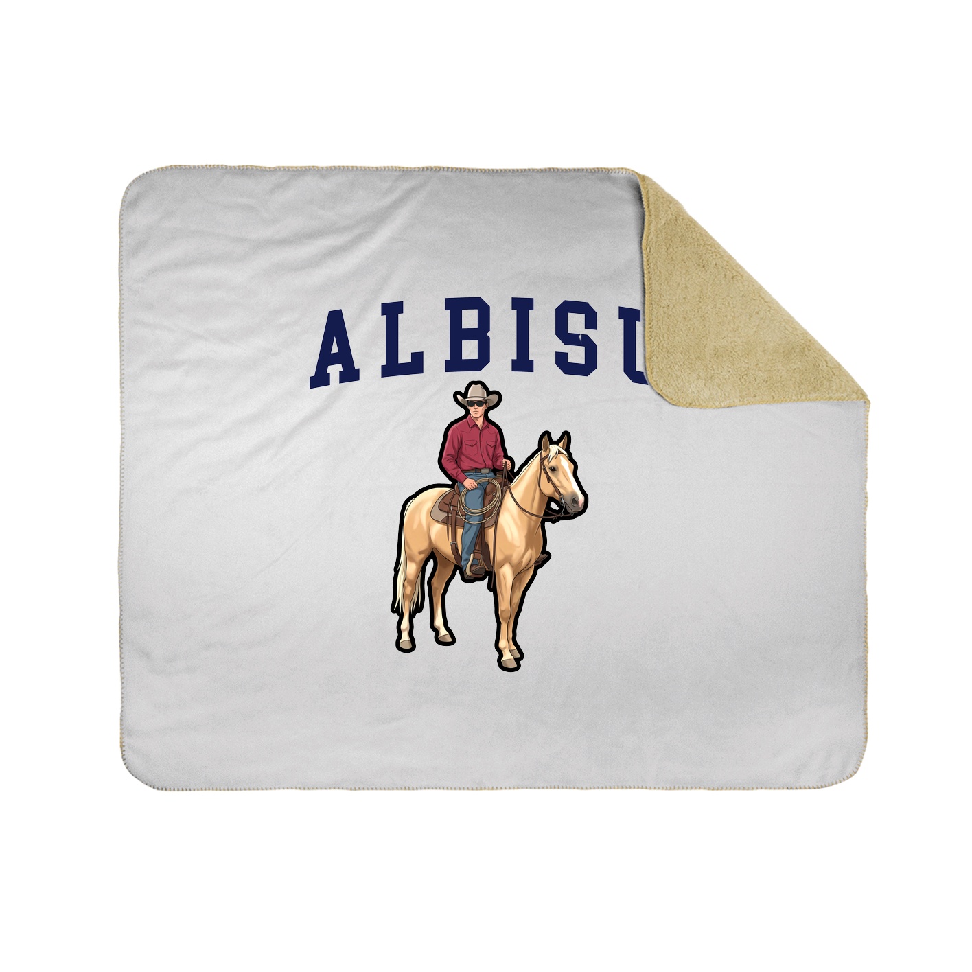 Throw Blanket — Shirsey in White