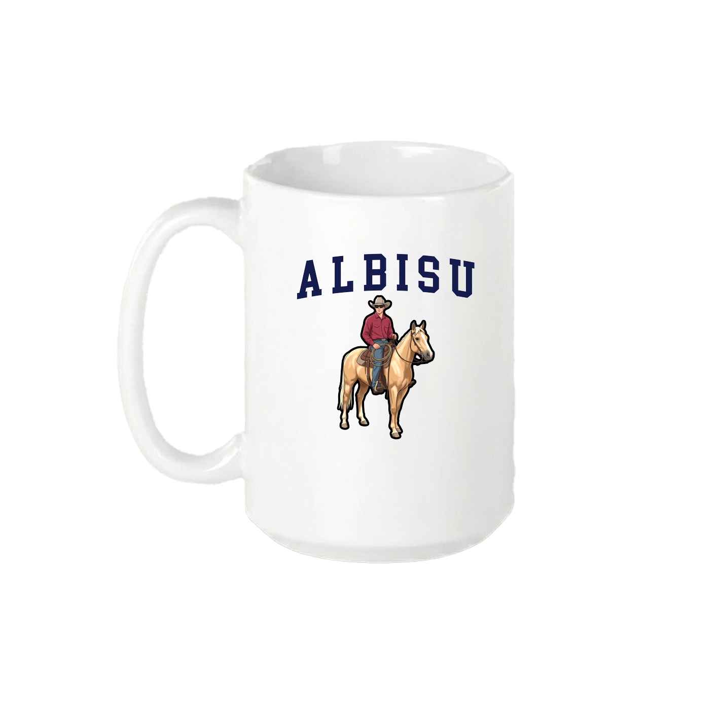 15oz Coffee Mug — Shirsey in White