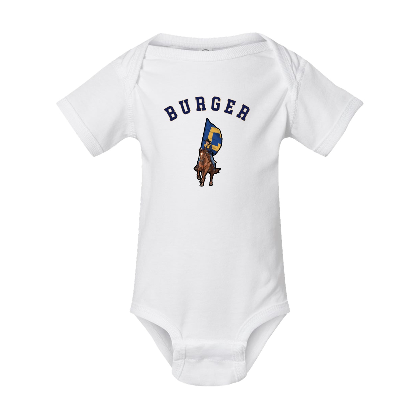 Baby Onesie — Shirsey Arch in White