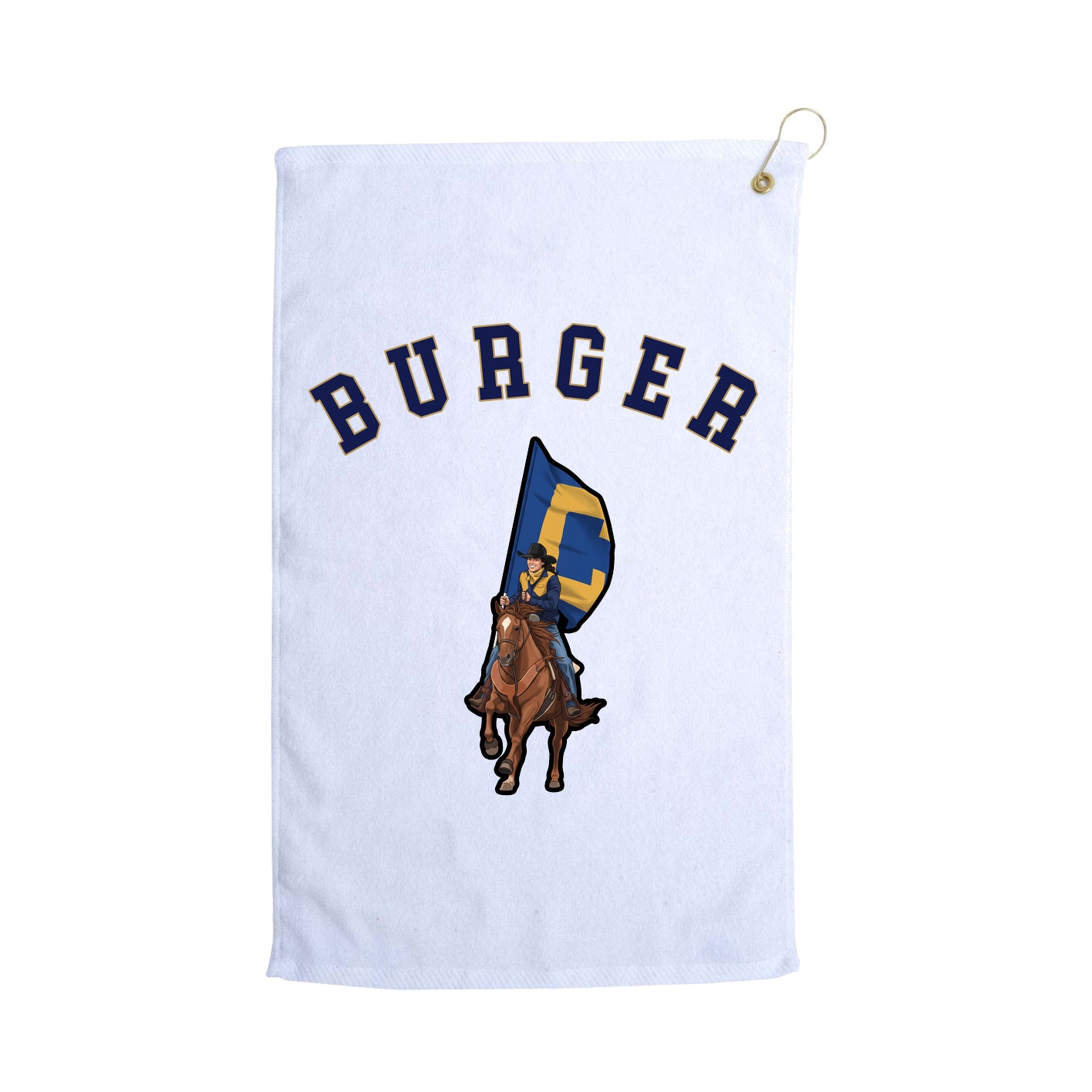Golf Towel — Shirsey Arch in White