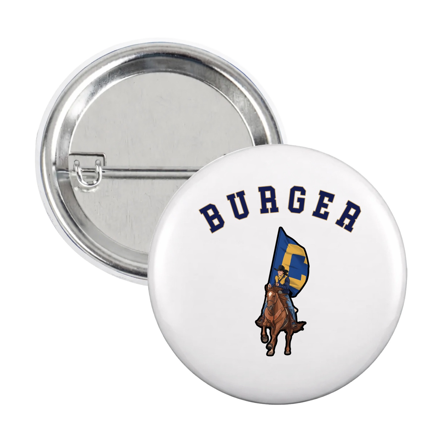 Game Day Button — Shirsey Arch in White