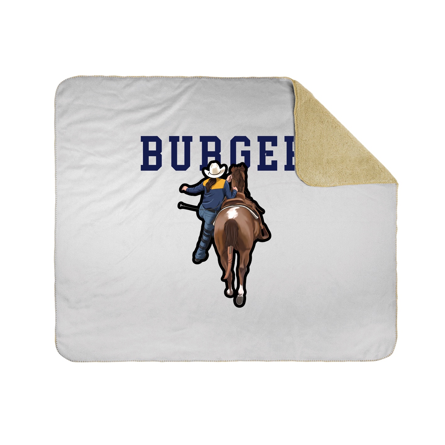 Throw Blanket — Shirsey in White