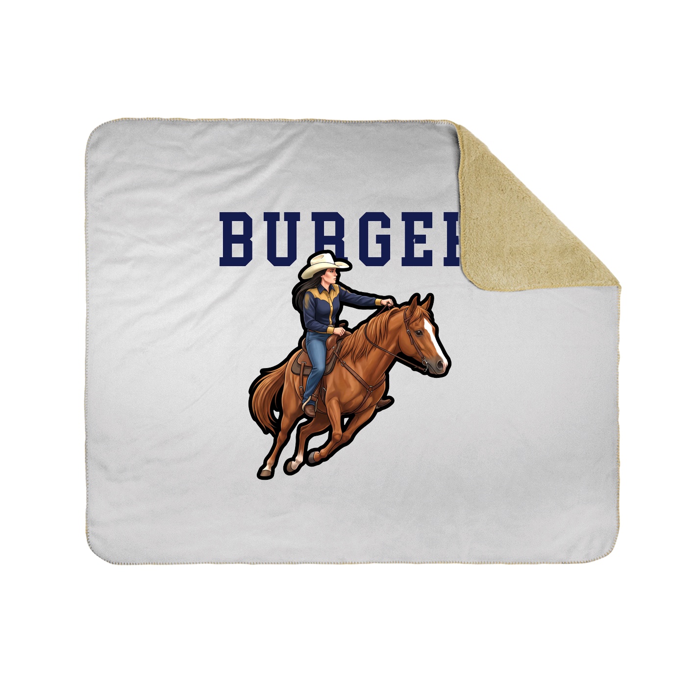 Throw Blanket — Shirsey in White