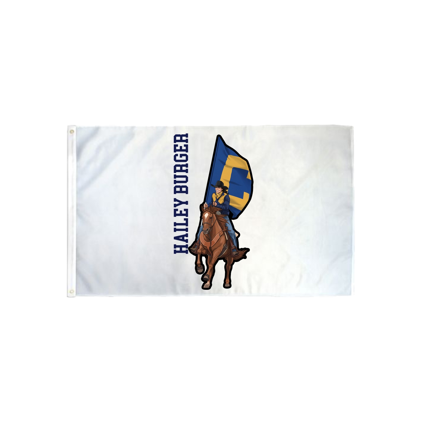 3x5 Flag — Name Vertical in Classic