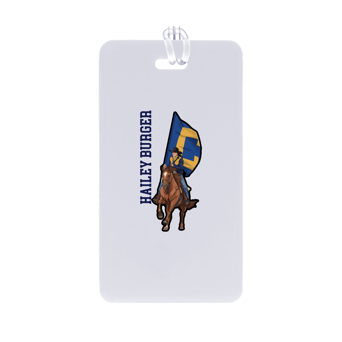 Bag Tag — Name Vertical in Classic
