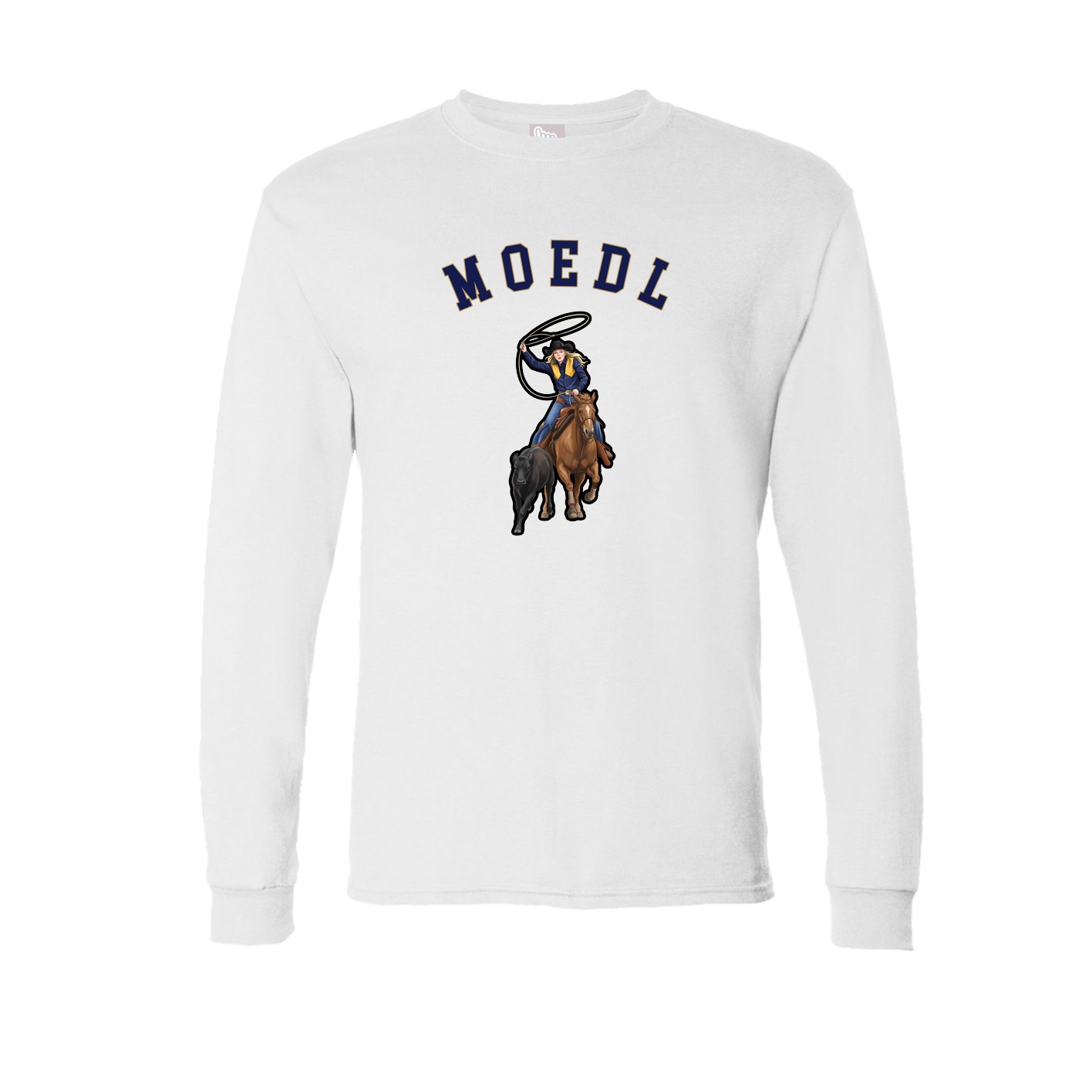 Long Sleeve Tee — Shirsey Arch in White
