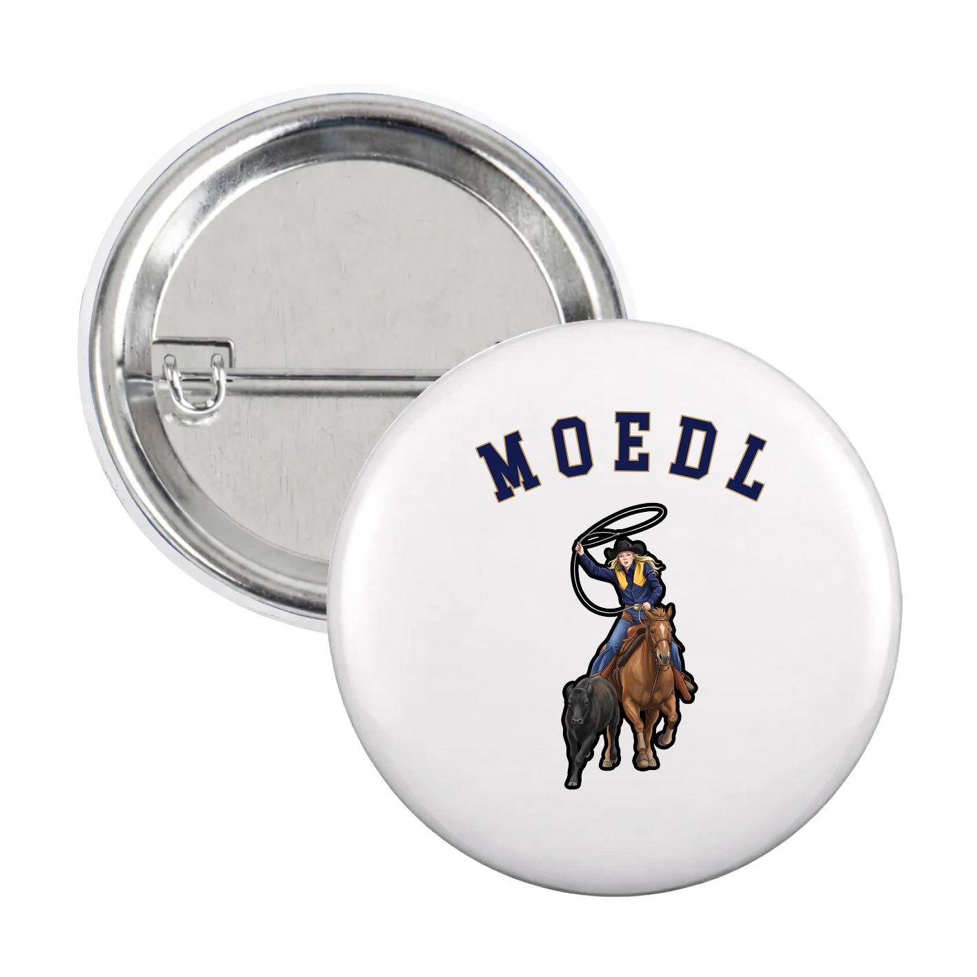 Game Day Button — Shirsey Arch in White