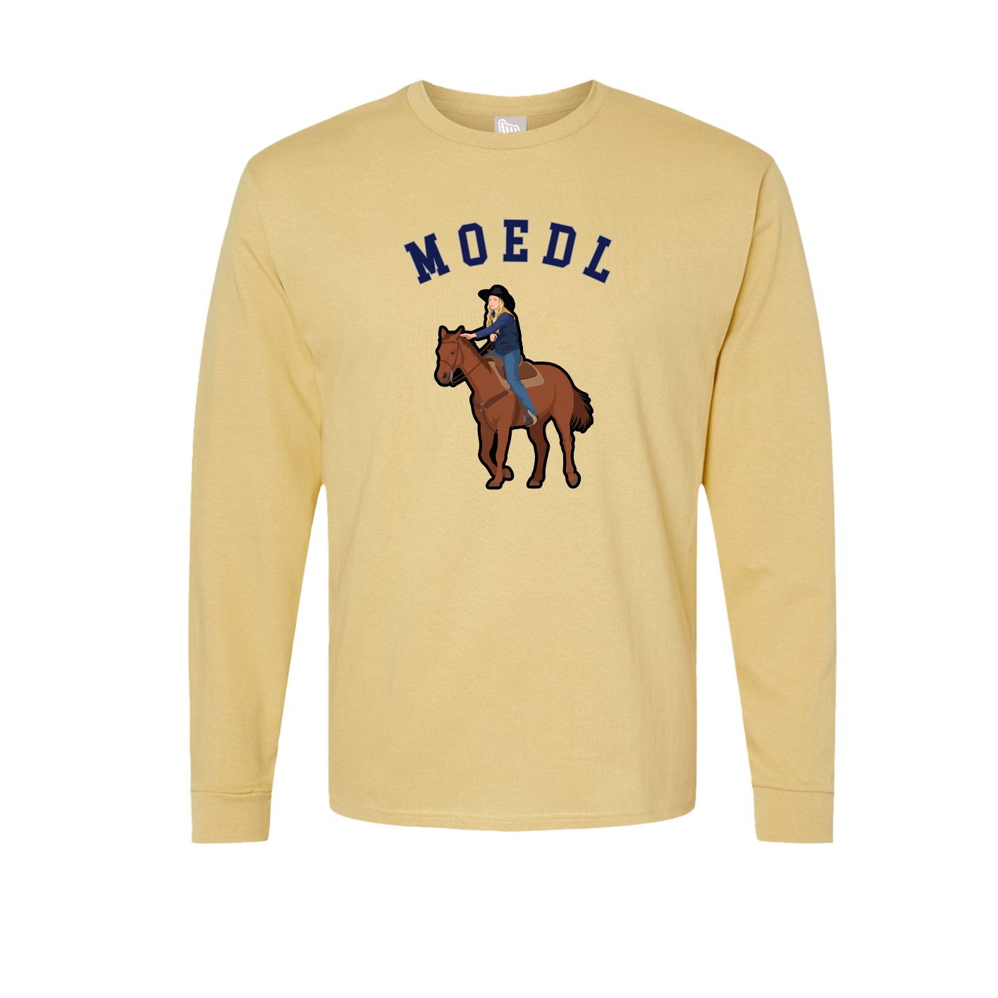 Long Sleeve Tee — Shirsey Arch in Vegas Gold