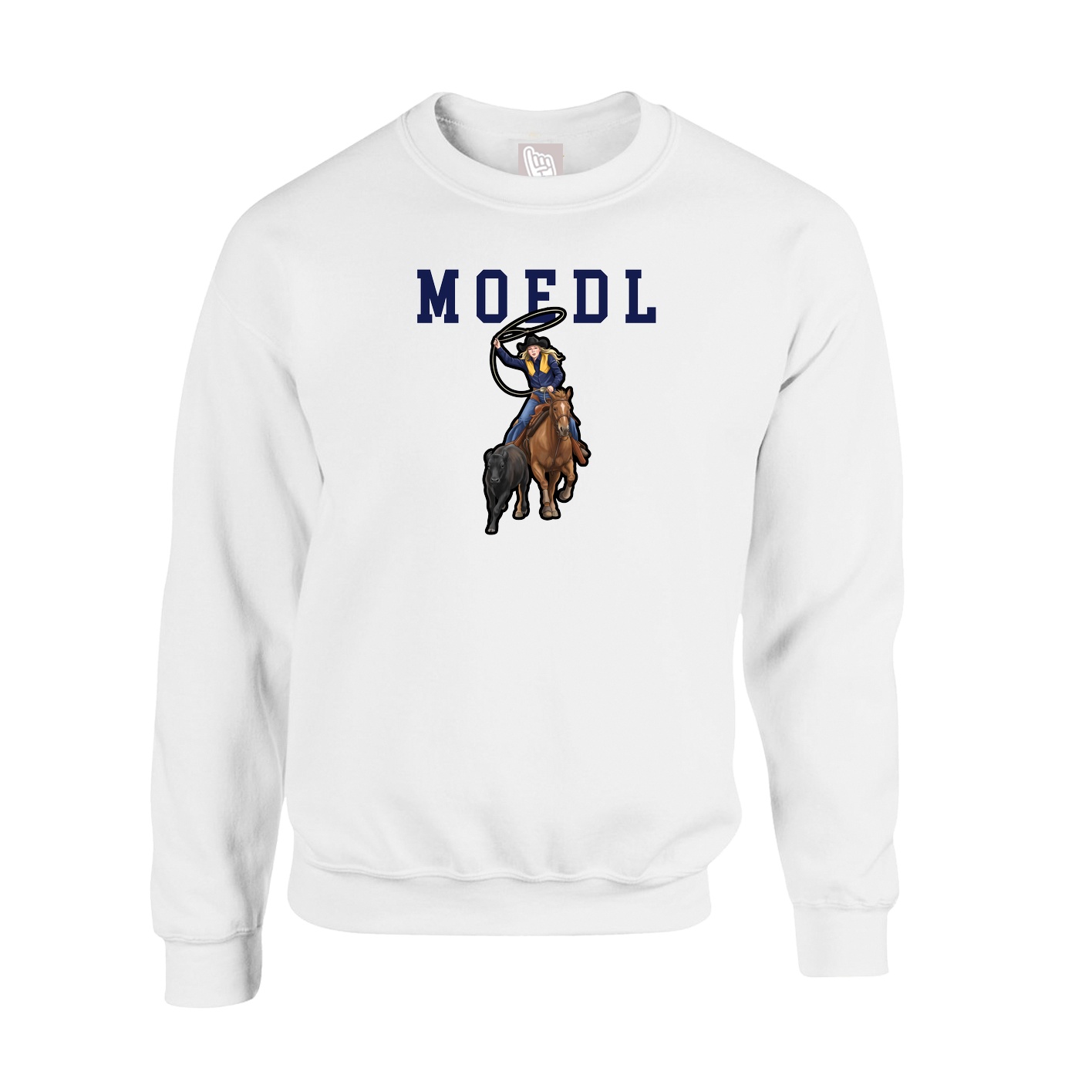 Fleece Crew — Shirsey in White