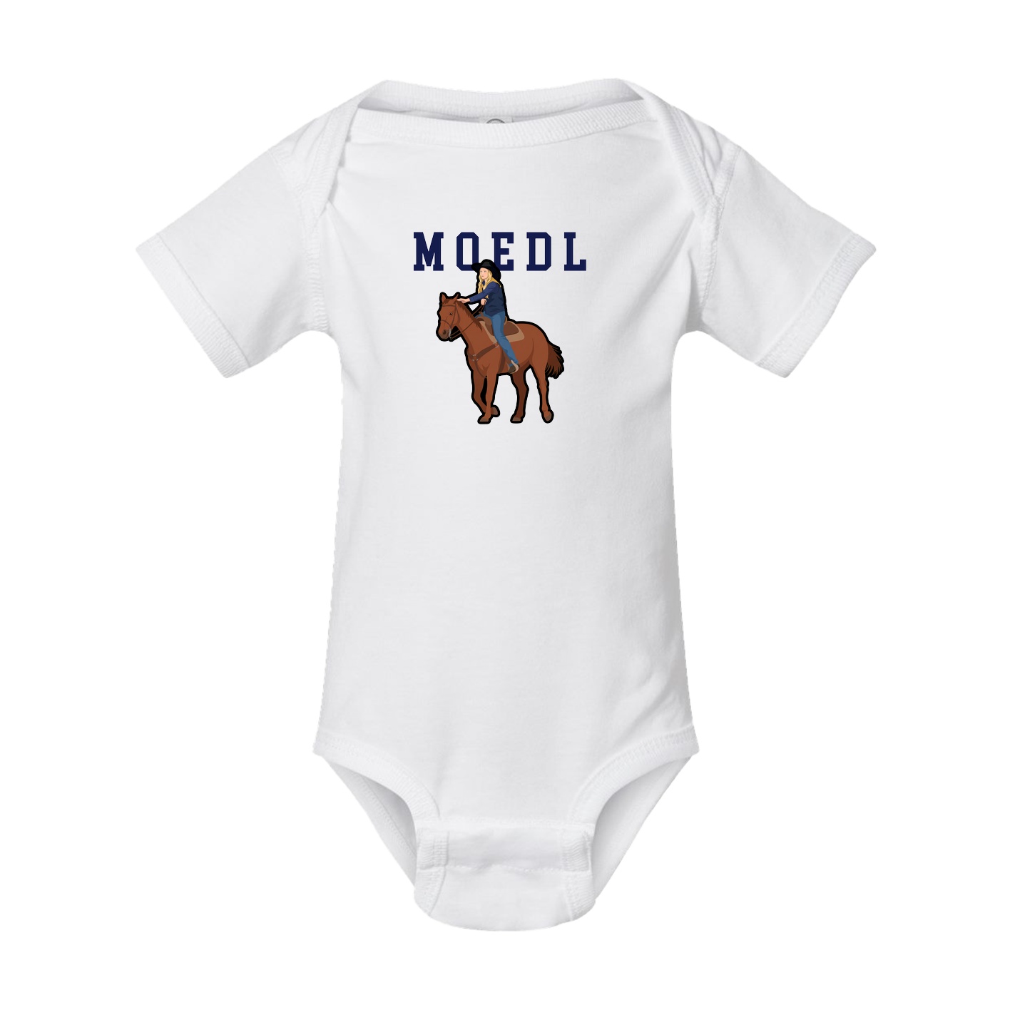 Baby Onesie — Shirsey in White