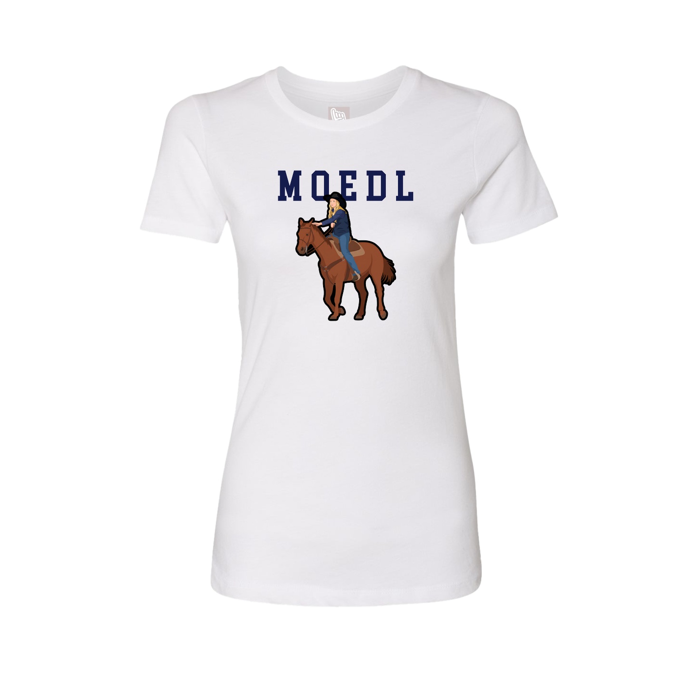 Fitted Women's Tee — Shirsey in White