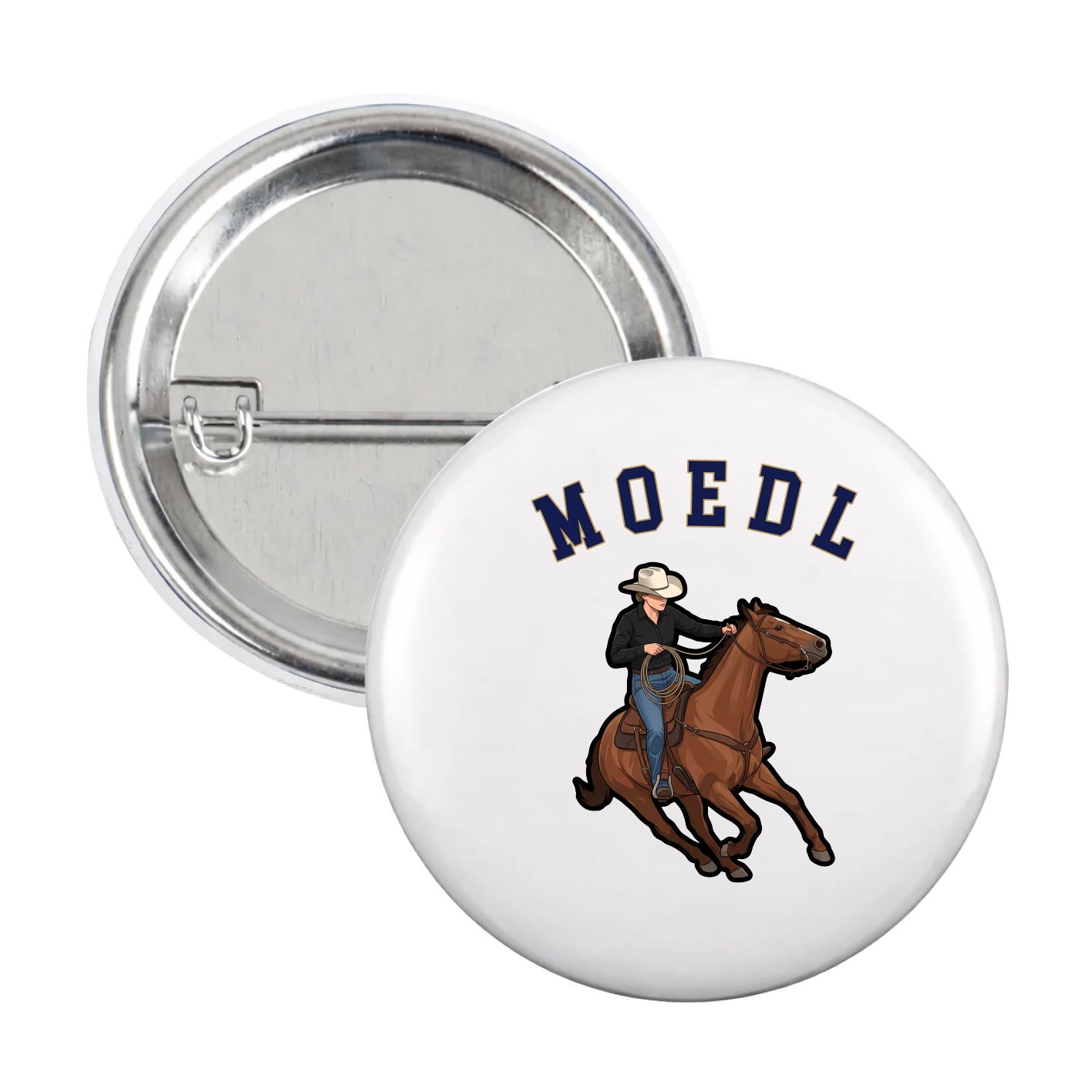 Game Day Button — Shirsey Arch in White