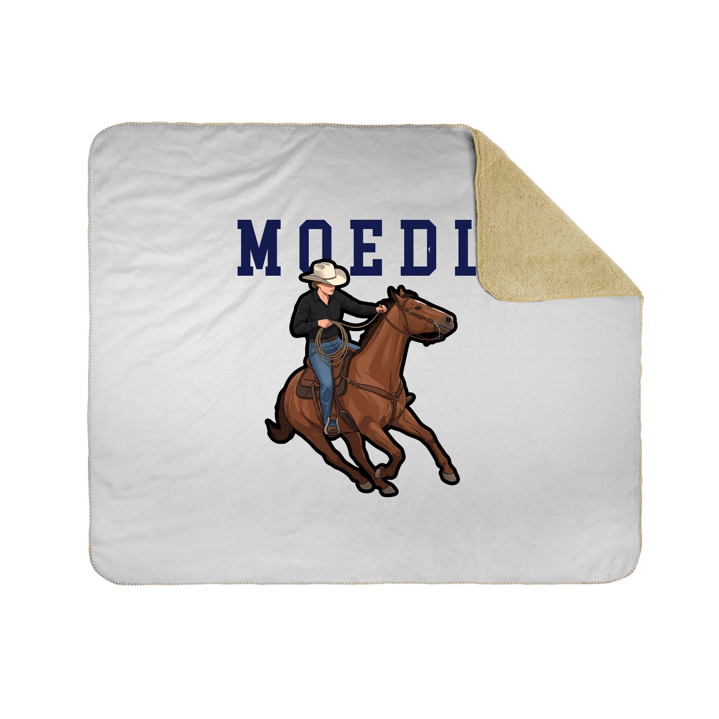Throw Blanket — Shirsey in White