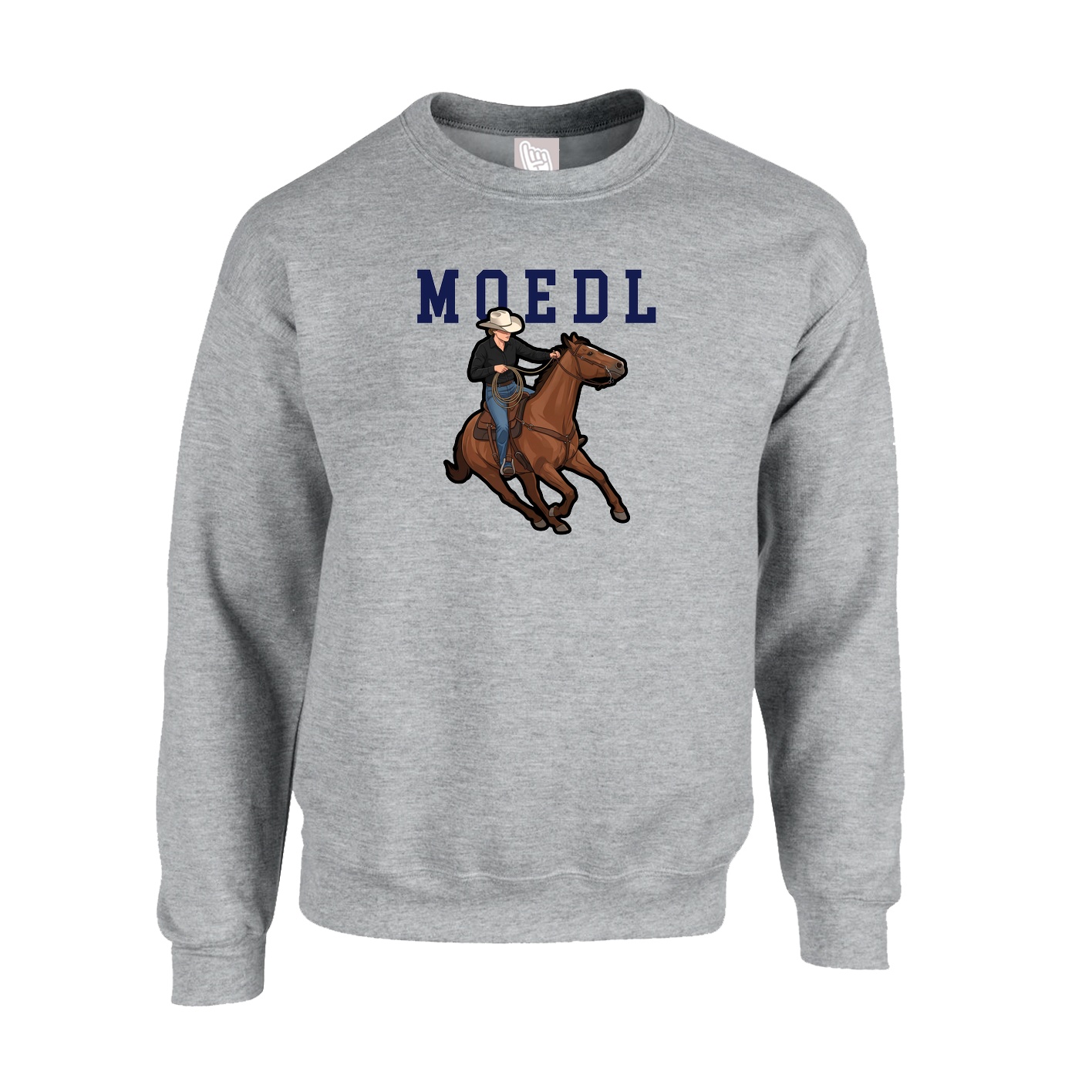 Fleece Crew — Shirsey in Grey
