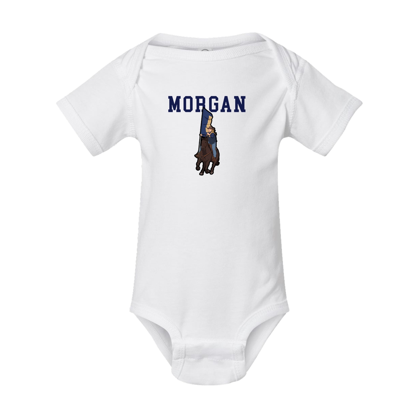 Baby Onesie — Shirsey in White