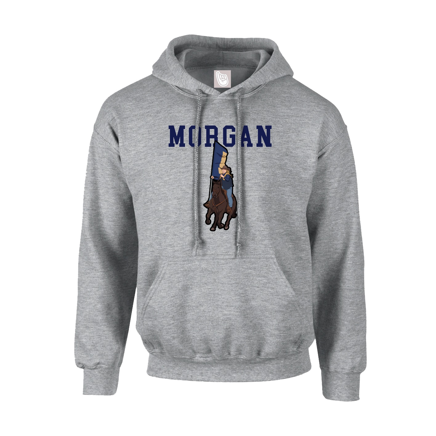 Hoodie — Shirsey in Grey
