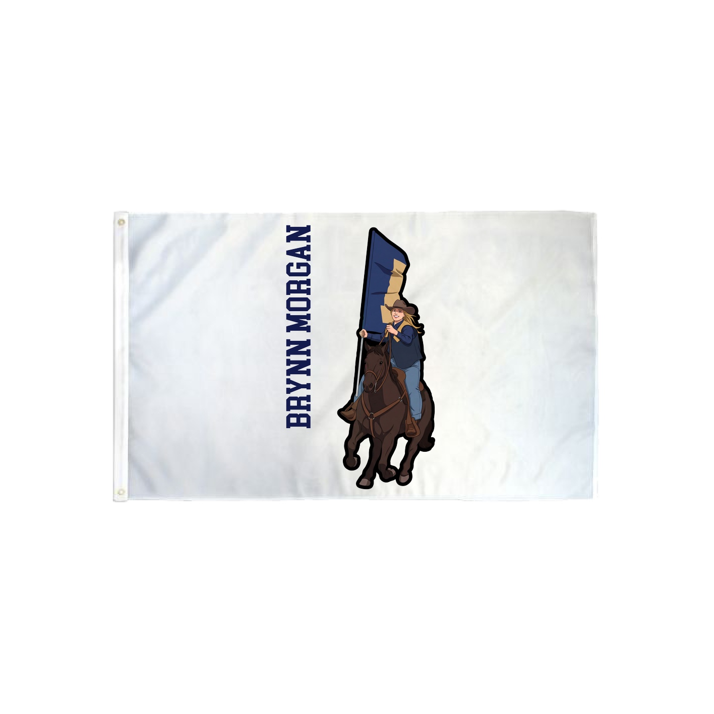 3x5 Flag — Name Vertical in Classic