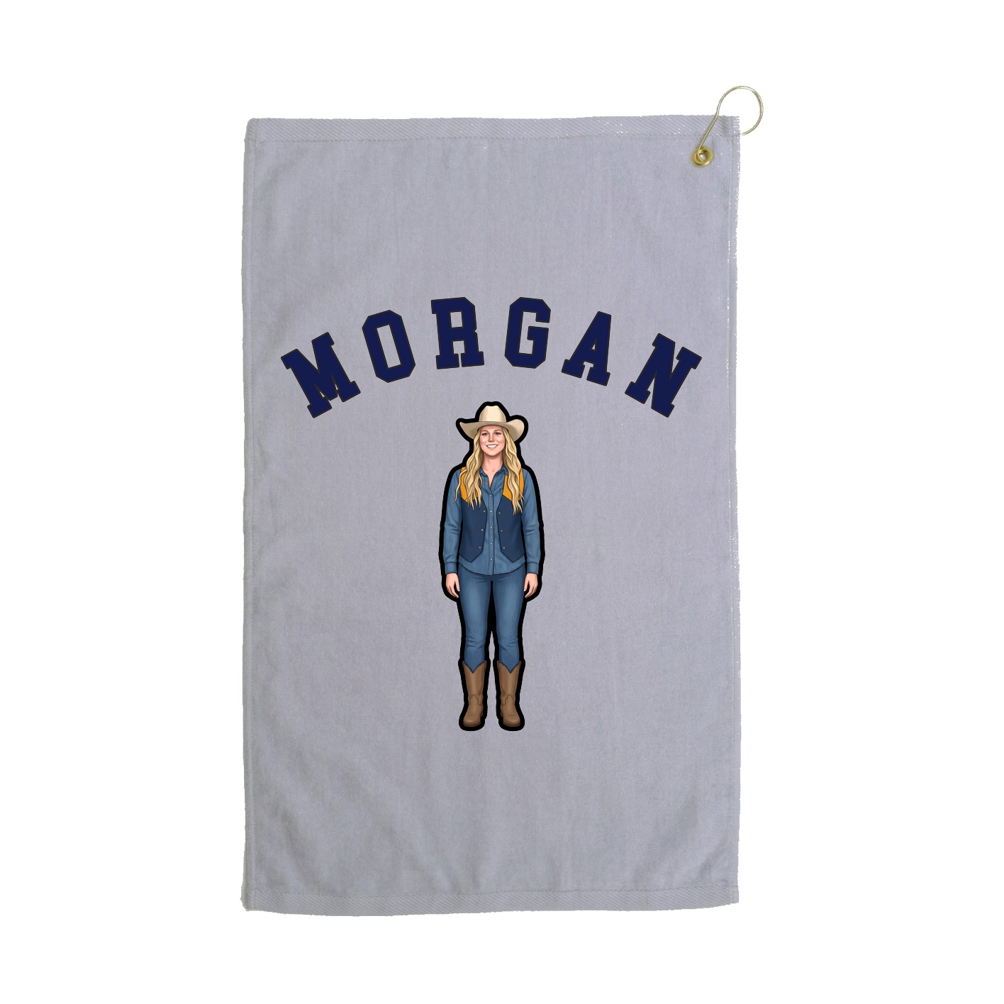 Golf Towel — Shirsey Arch in Grey
