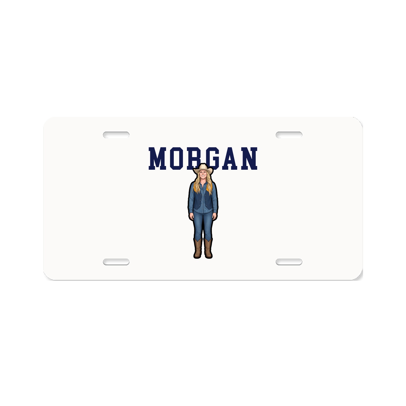 License Plate — Shirsey in Classic