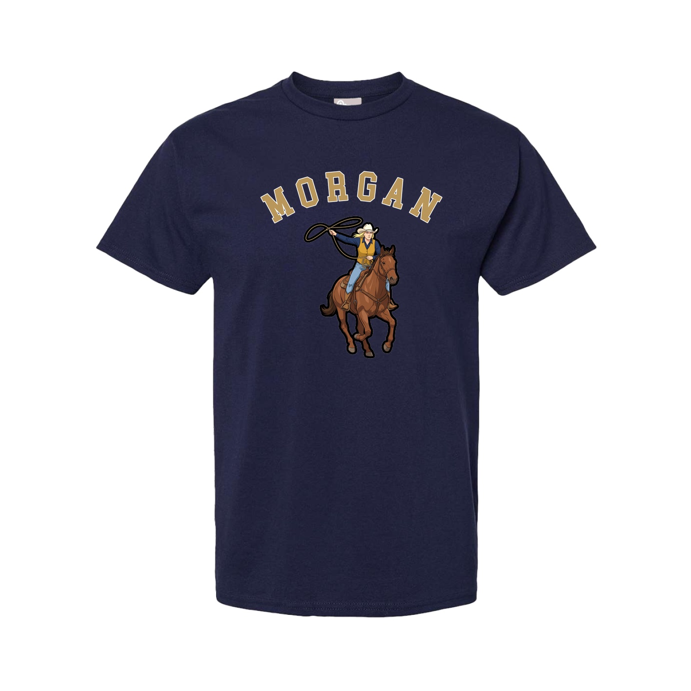Youth Tee — Shirsey Arch in Navy