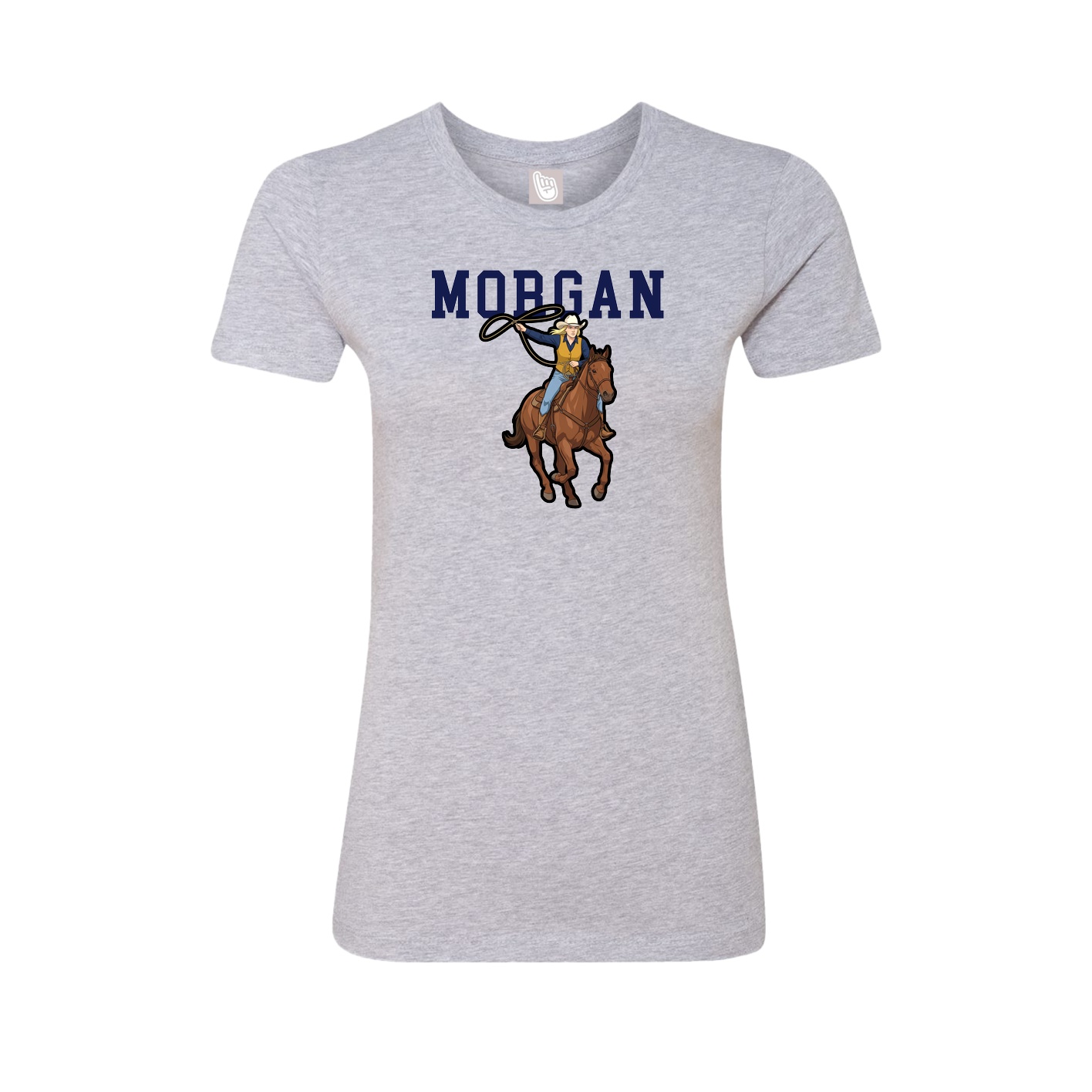 Fitted Women's Tee — Shirsey in Grey