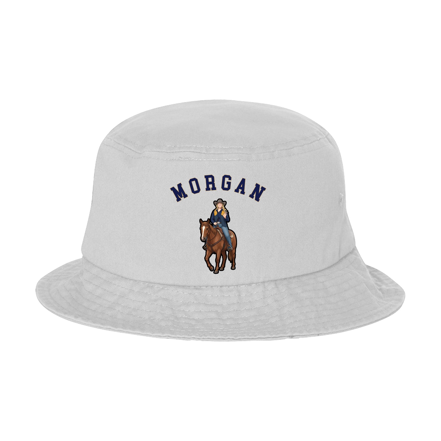 Bucket Cap — Shirsey Arch in White