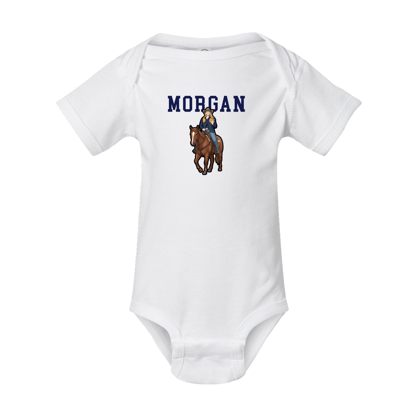 Baby Onesie — Shirsey in White