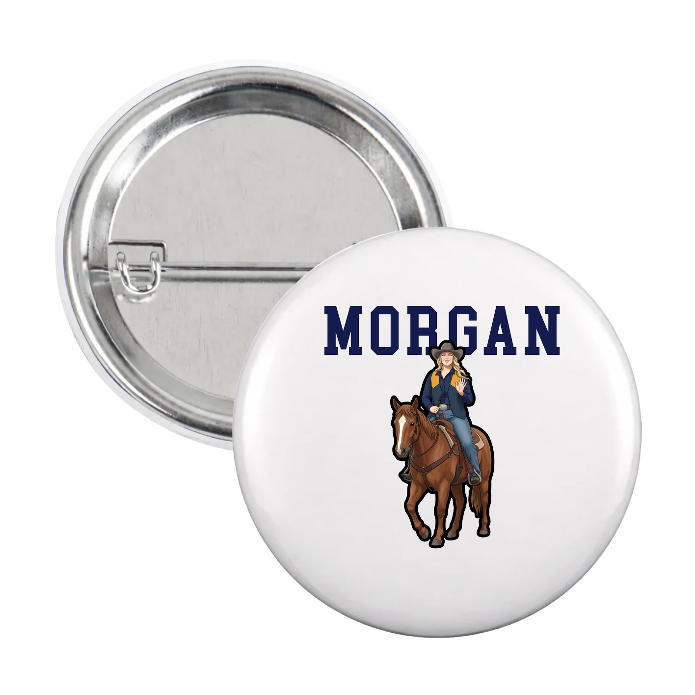 Game Day Button — Shirsey in White
