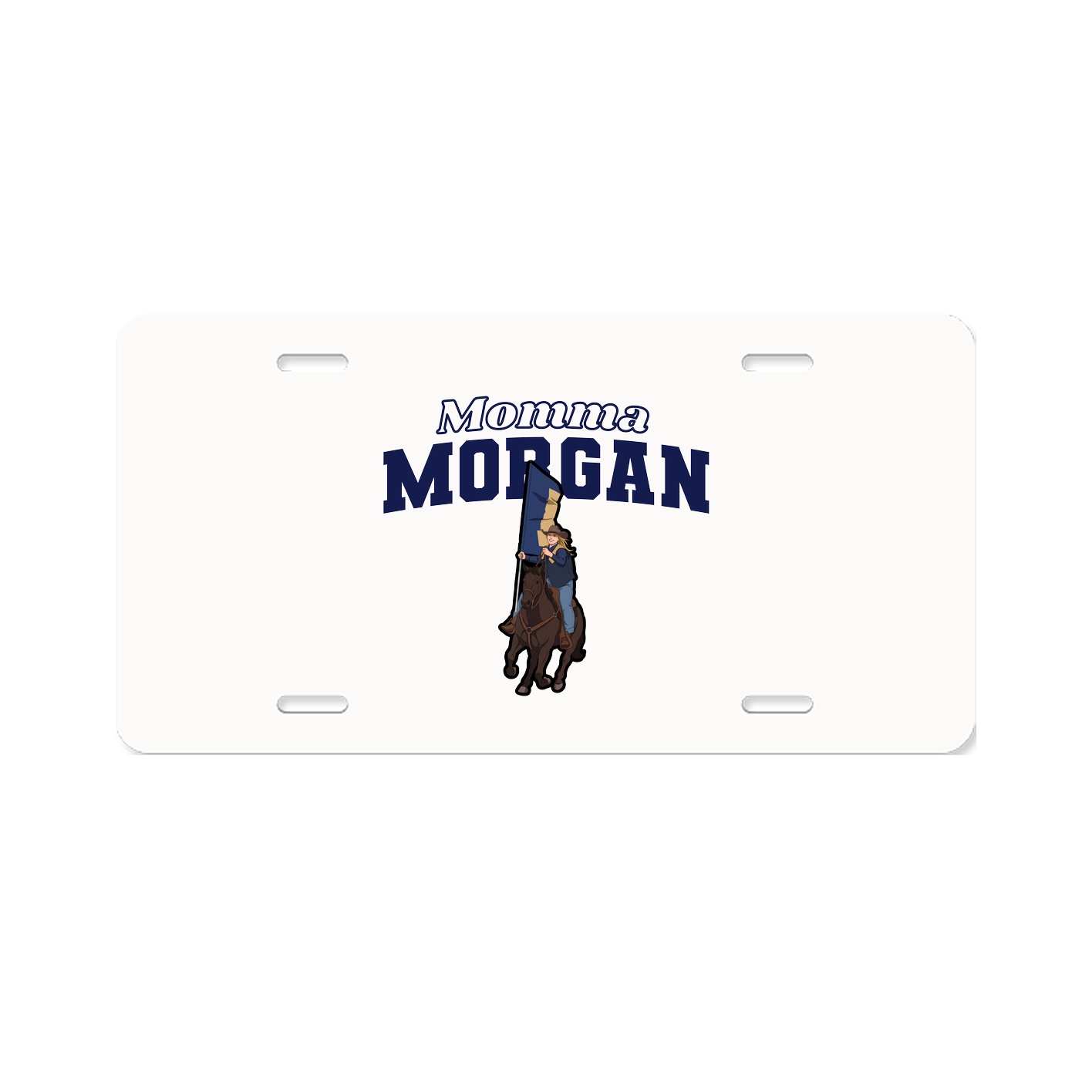 License Plate — Mothers Day Block in Classic