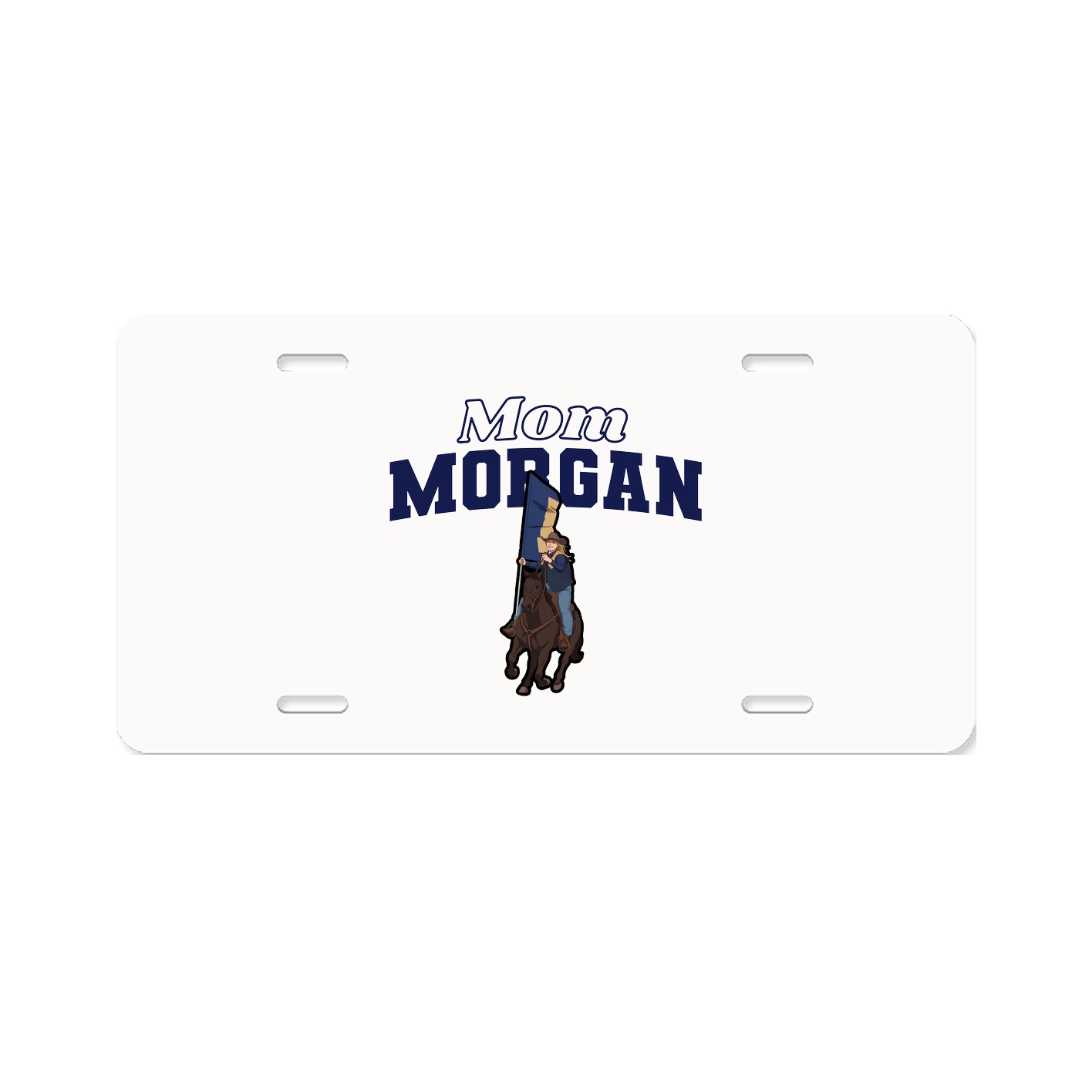 License Plate — Mothers Day Block in Classic