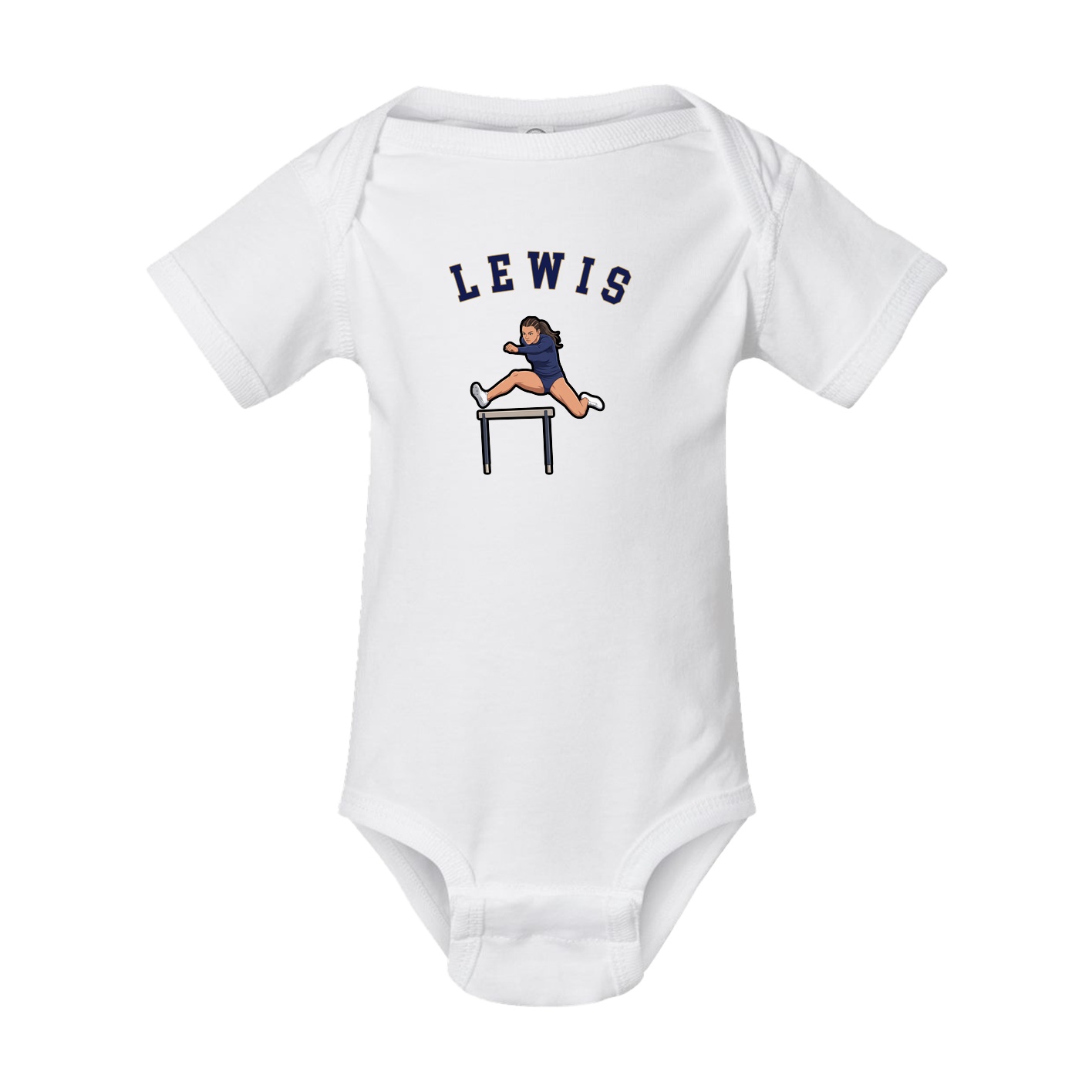 Baby Onesie — Shirsey Arch in White