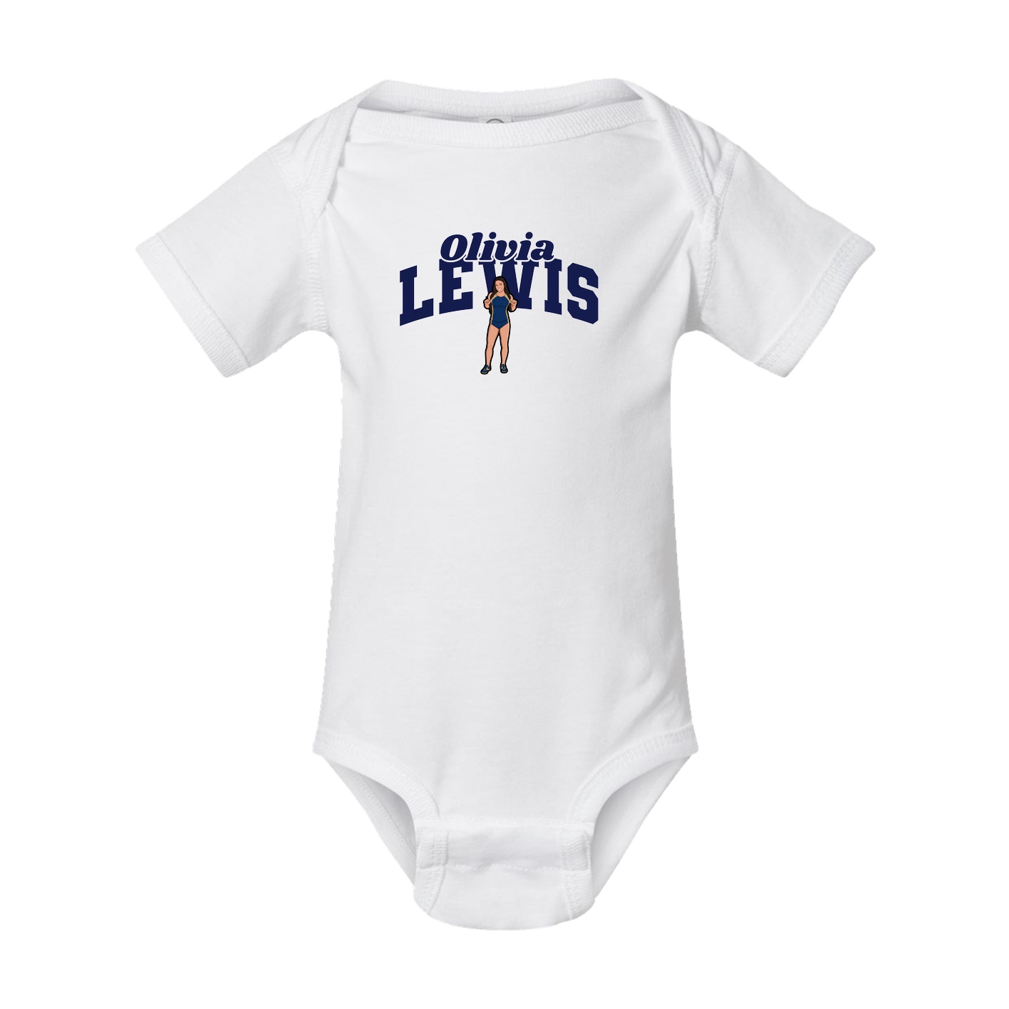 Baby Onesie — Signature Arch in White