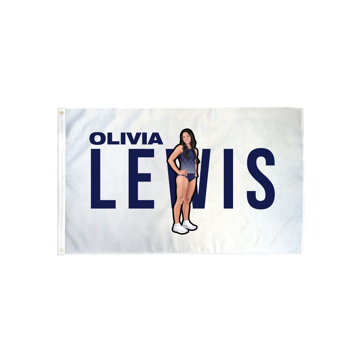 3x5 Flag — Player Name in Classic
