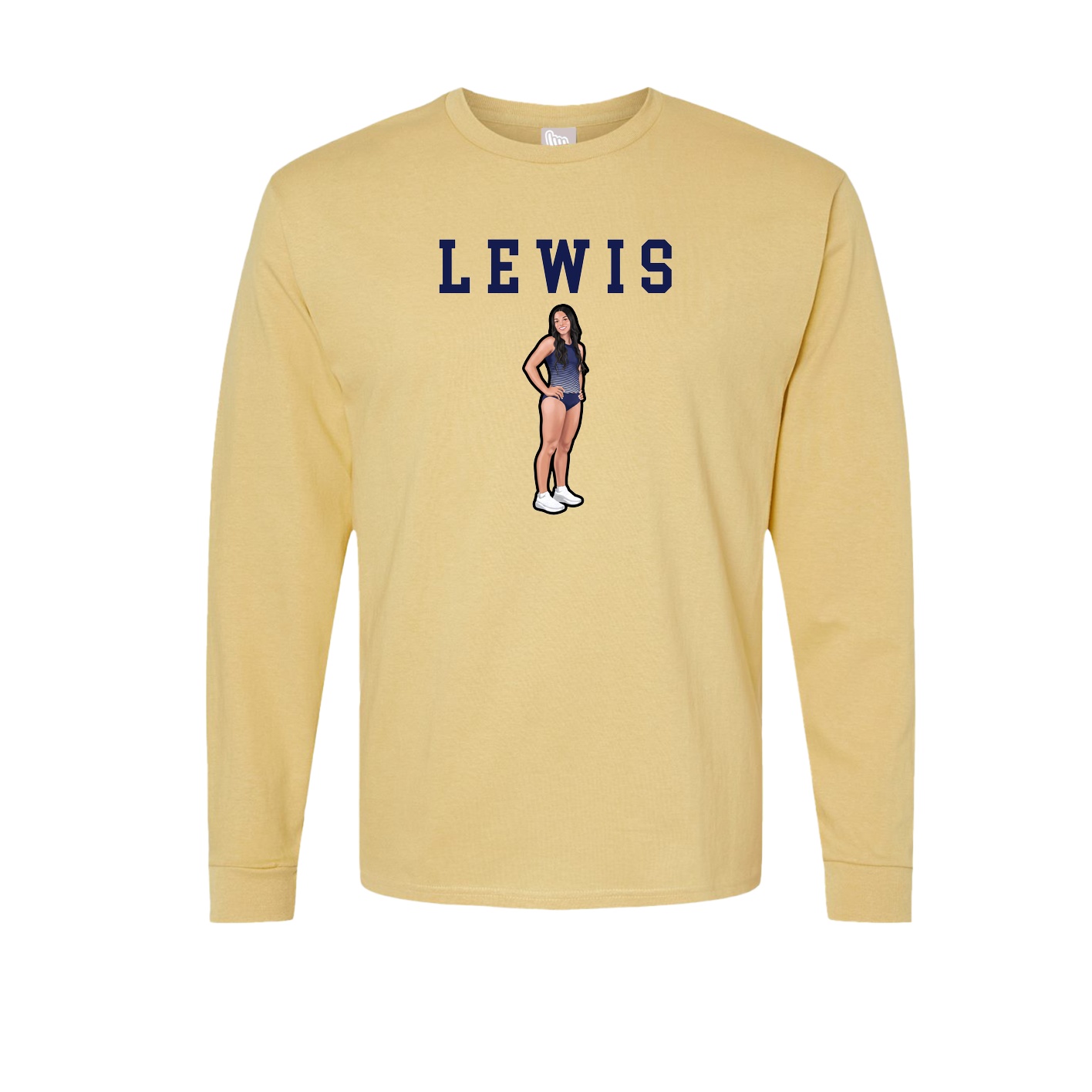 Long Sleeve Tee — Shirsey in Vegas Gold