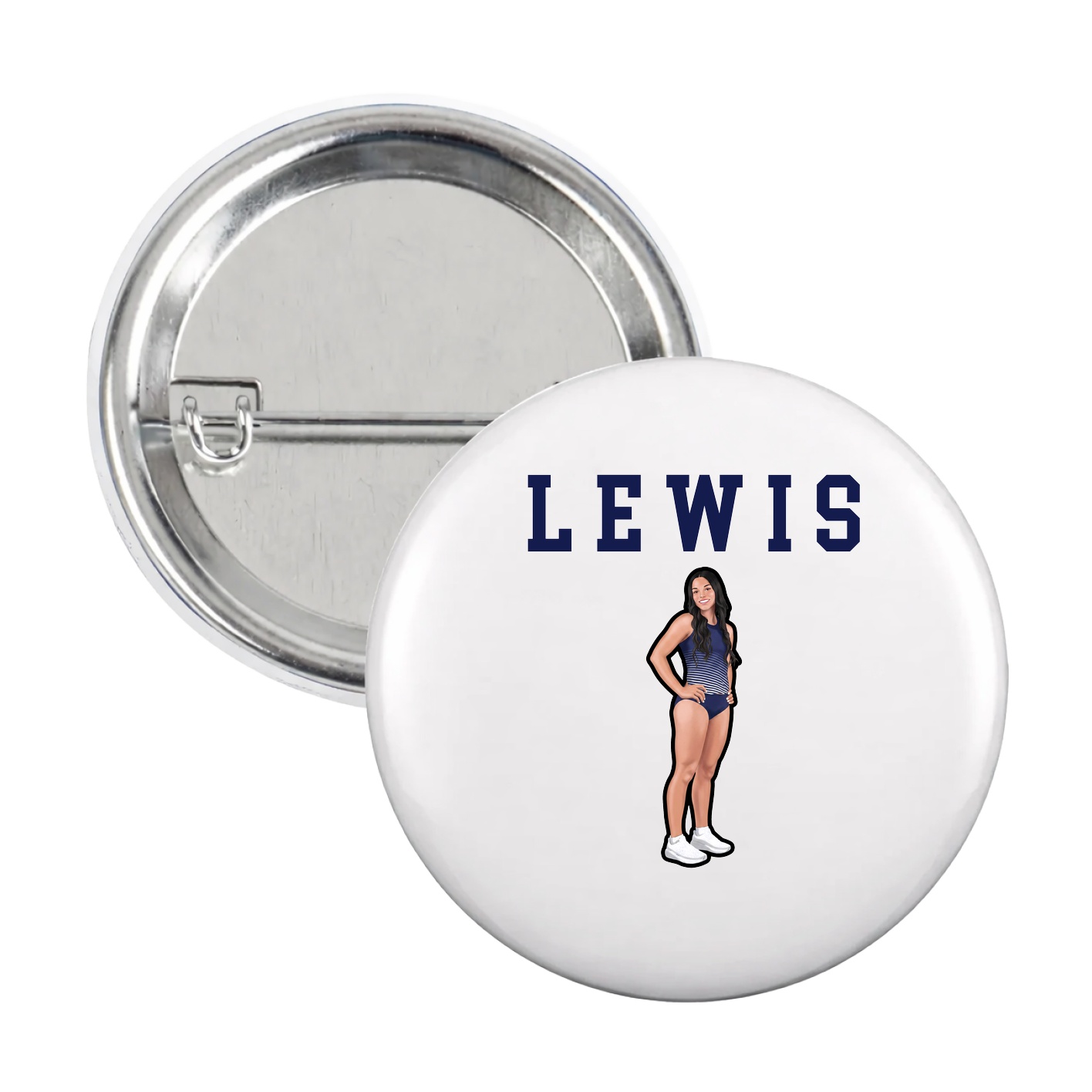 Game Day Button — Shirsey in White