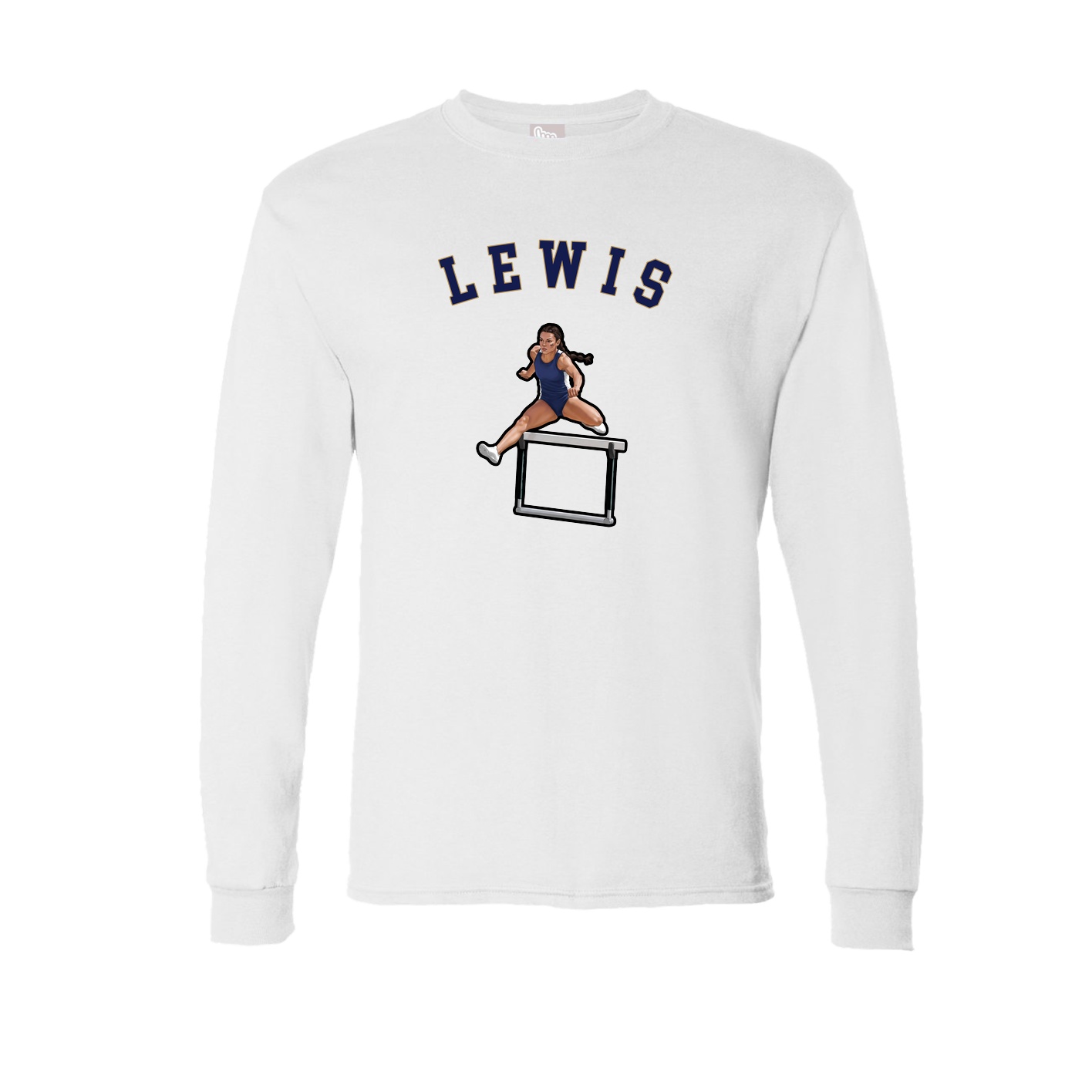 Long Sleeve Tee — Shirsey Arch in White