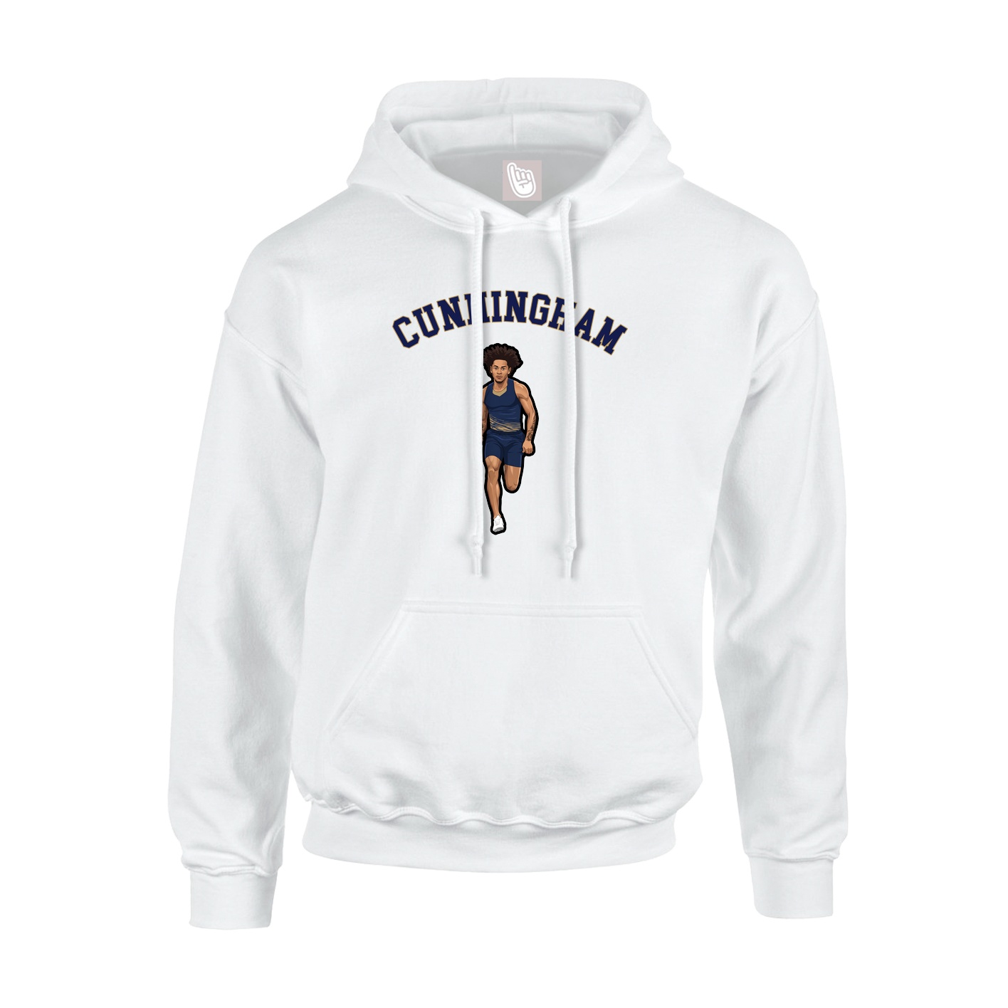 Youth Hoodie — Shirsey Arch in White
