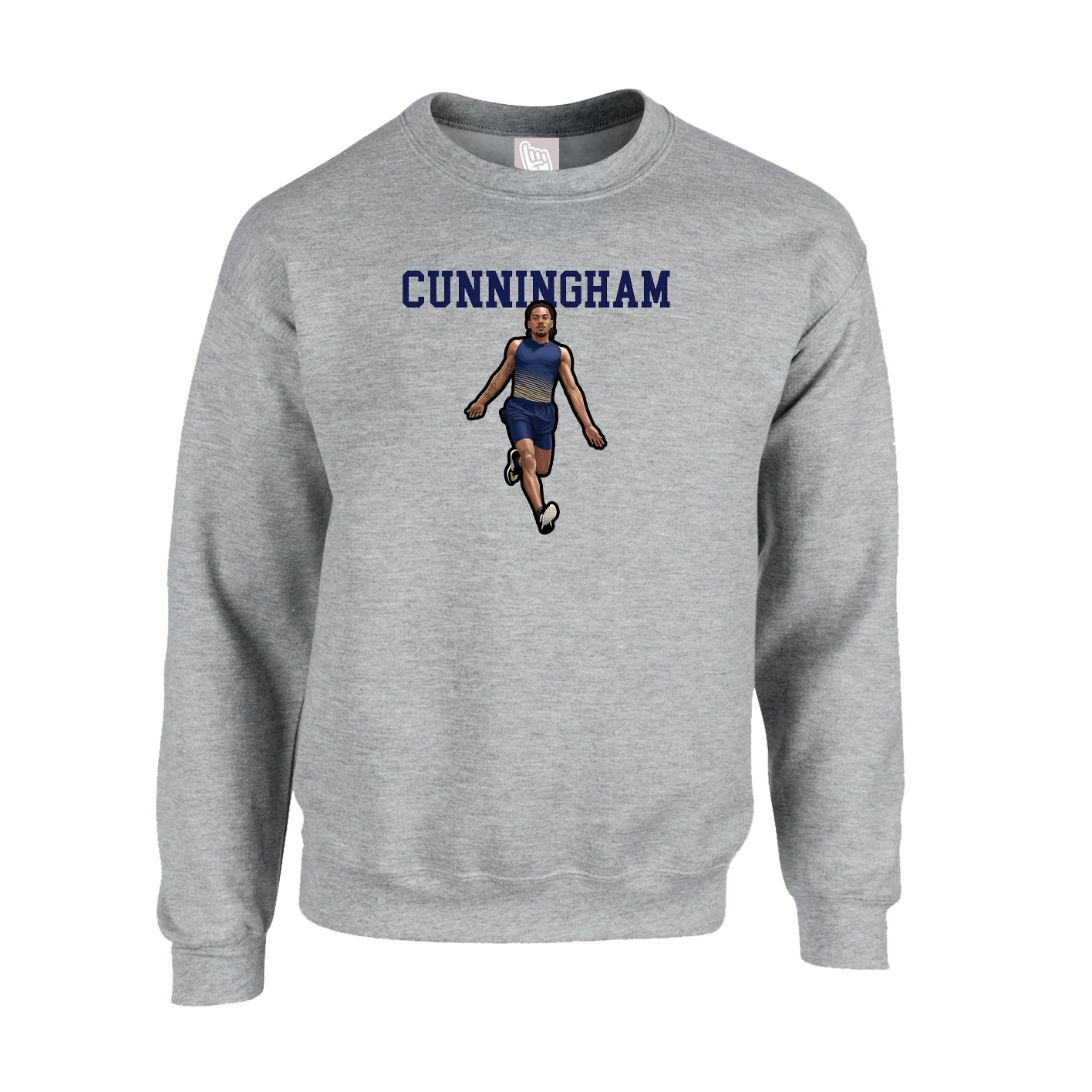 Fleece Crew — Shirsey in Grey
