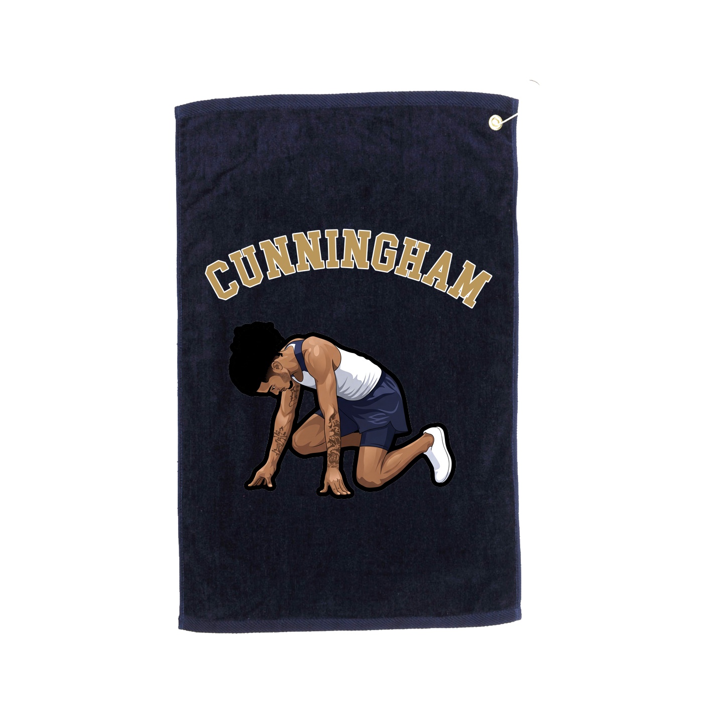 Golf Towel — Shirsey Arch in Navy