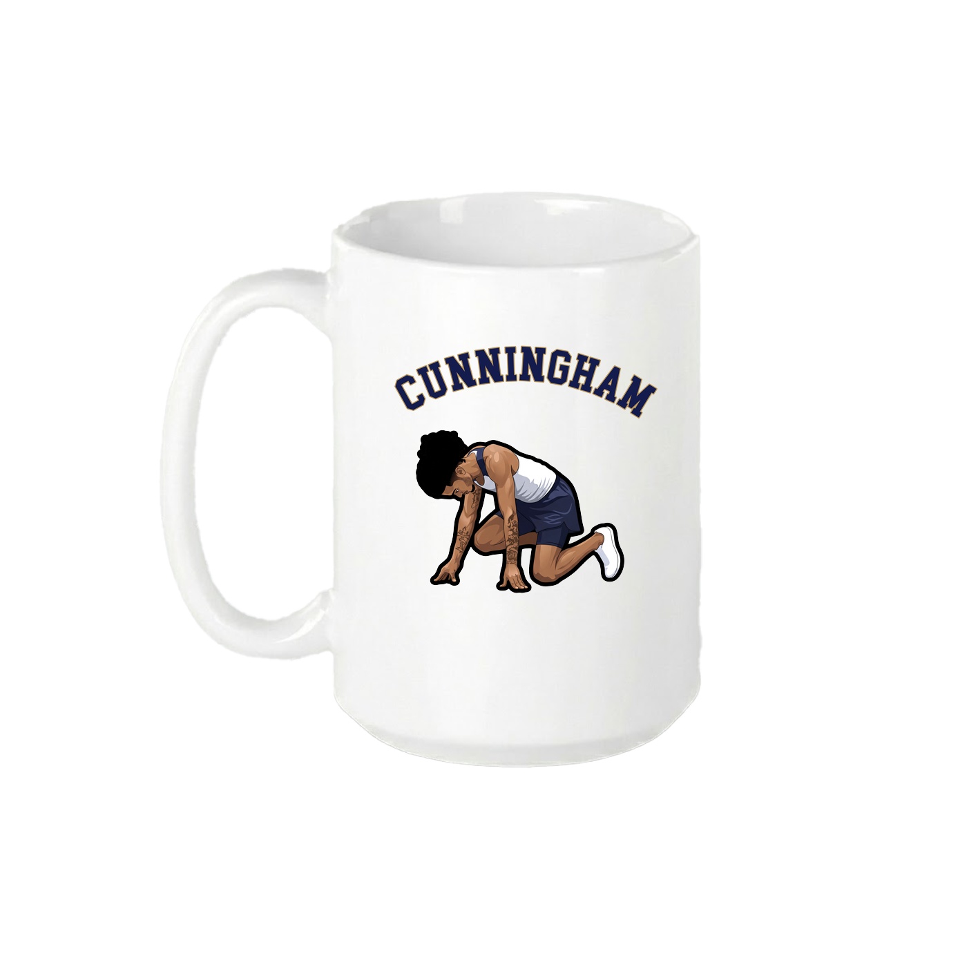 15oz Coffee Mug — Shirsey Arch in White