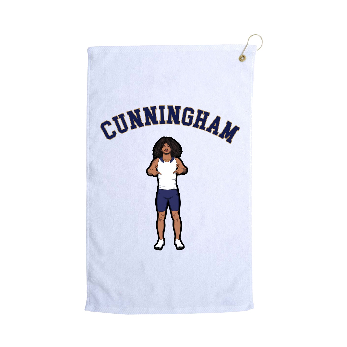 Golf Towel — Shirsey Arch in White
