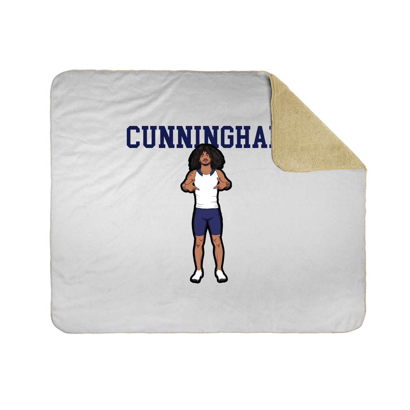 Throw Blanket — Shirsey in White